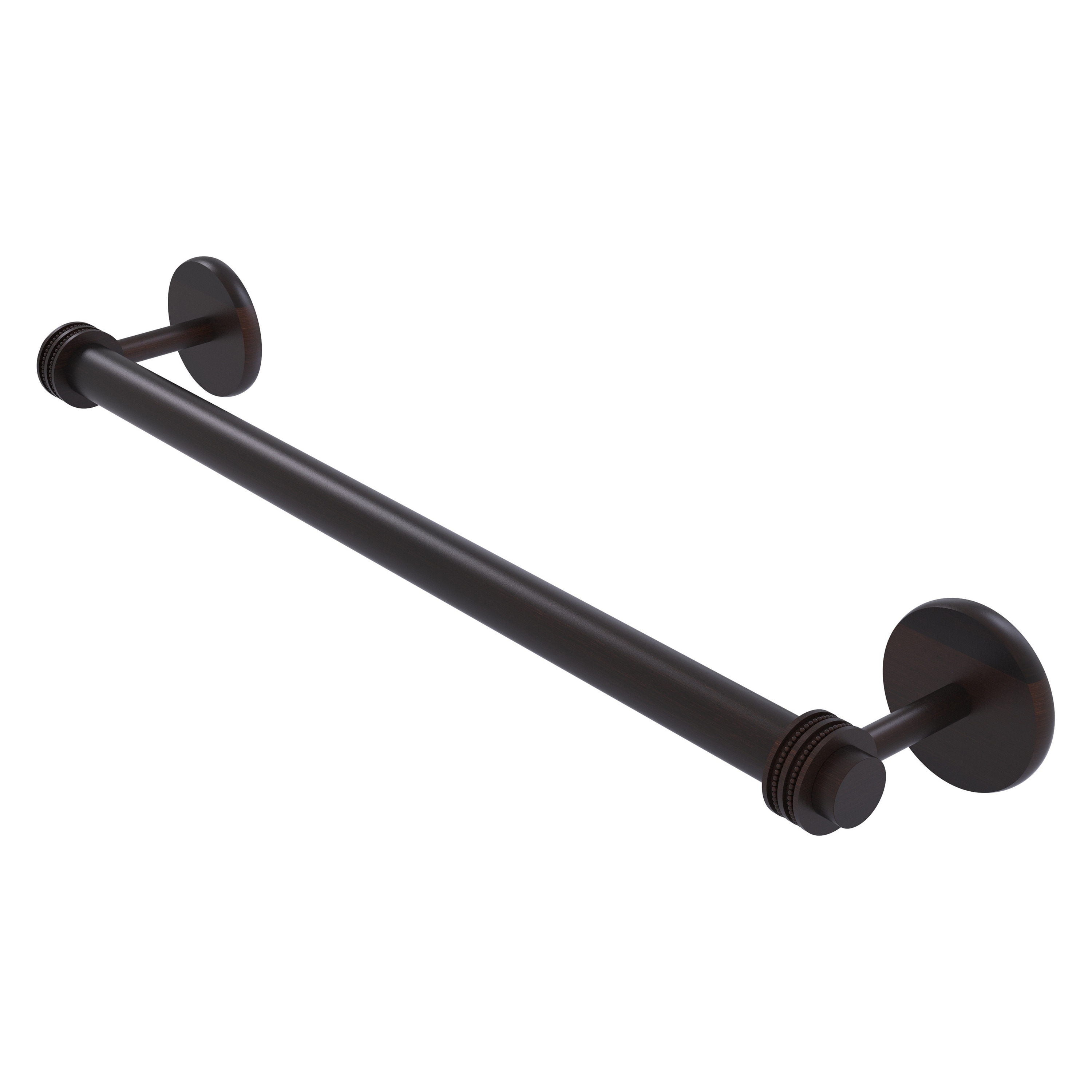 Allied Brass 7251D/18-VB Satellite Orbit Two 18-in Venetian Bronze Wall mount Single Towel Bar