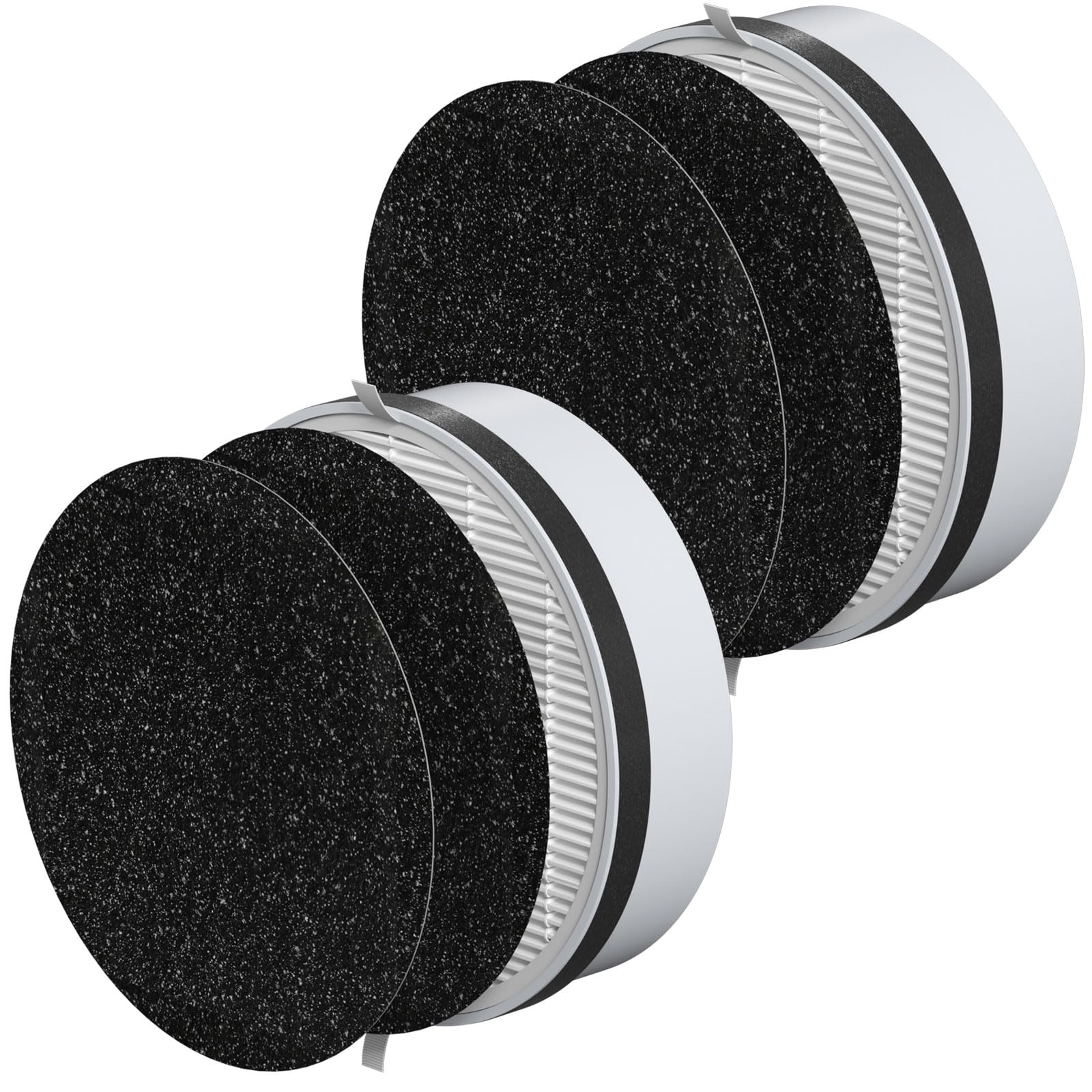 Oyezvary  True HEPA Filter Replacement Set for Air Purifier Compatible with HP125 AirX Digital Cleaner Includes 2 HEPA Filters and 4 Activated