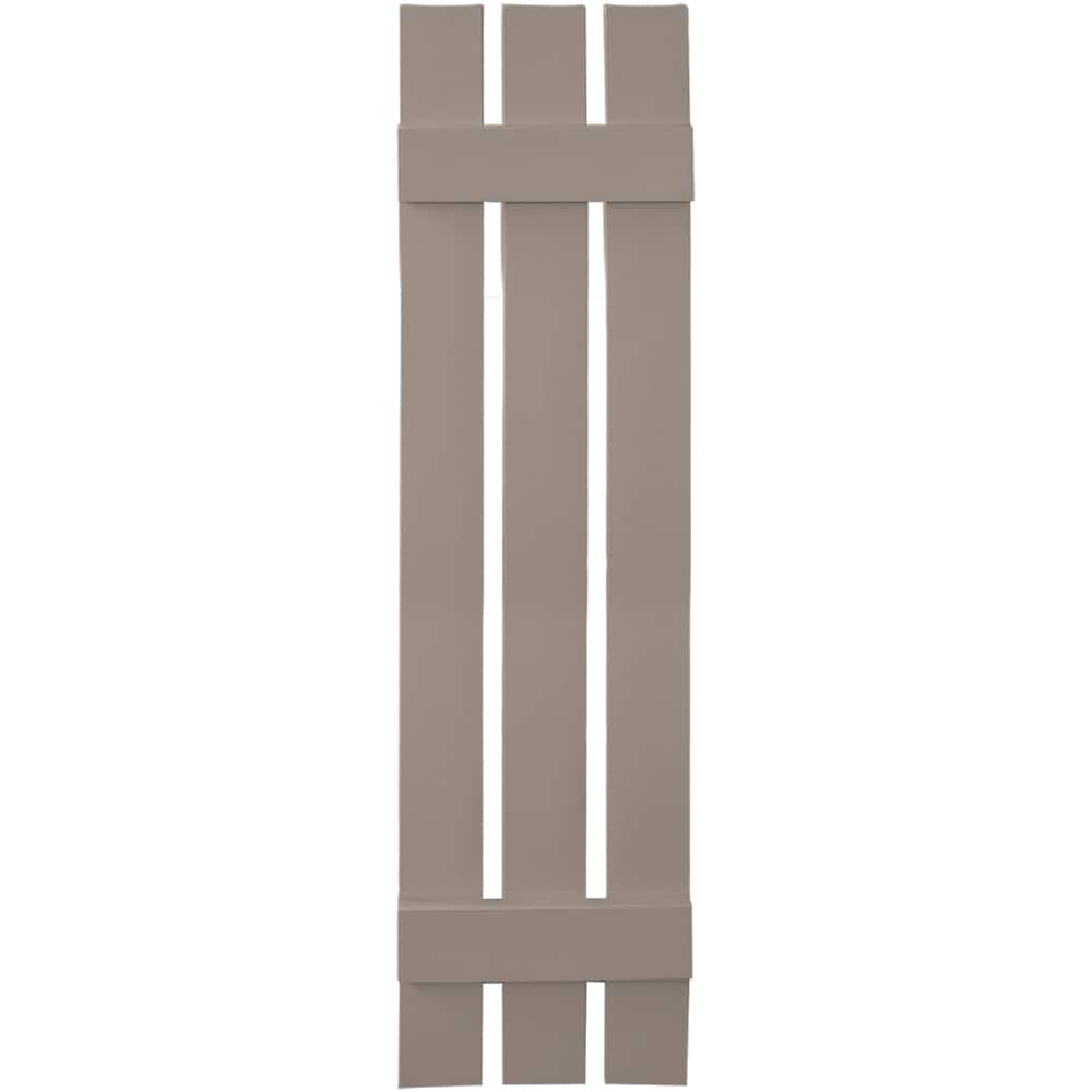 Vantage V5371251008 11.875-in W x 51-in H Clay Board and batten Spaced Exterior Shutters ( 1 -Pack )