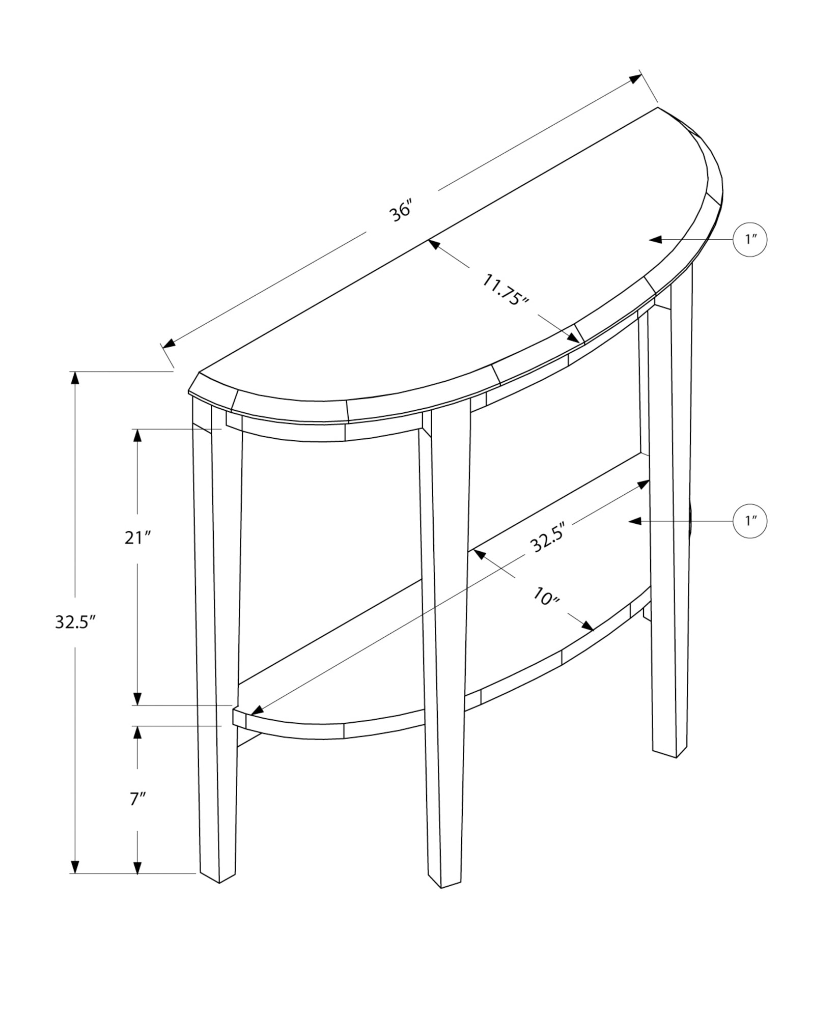 Vynxaria LS0505-271019043 Console-Sofa-Tables - View #4