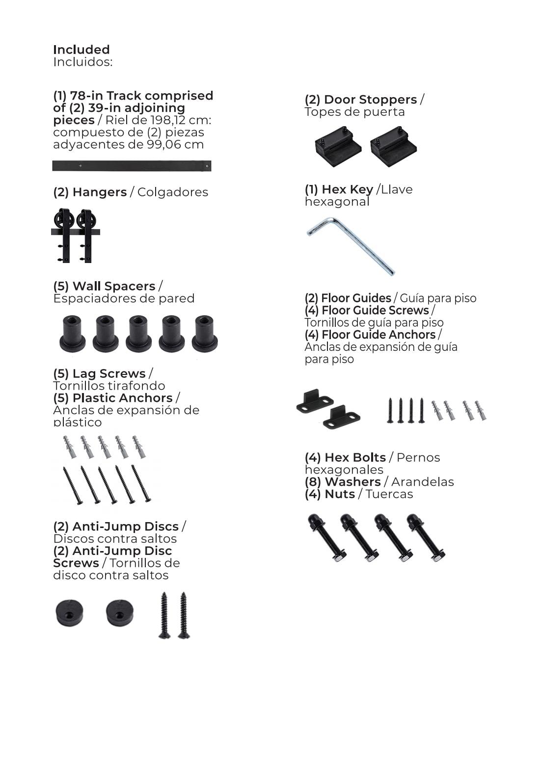 RELIABILT 07-3573 Barn-Door-Roller-Kits - View #8