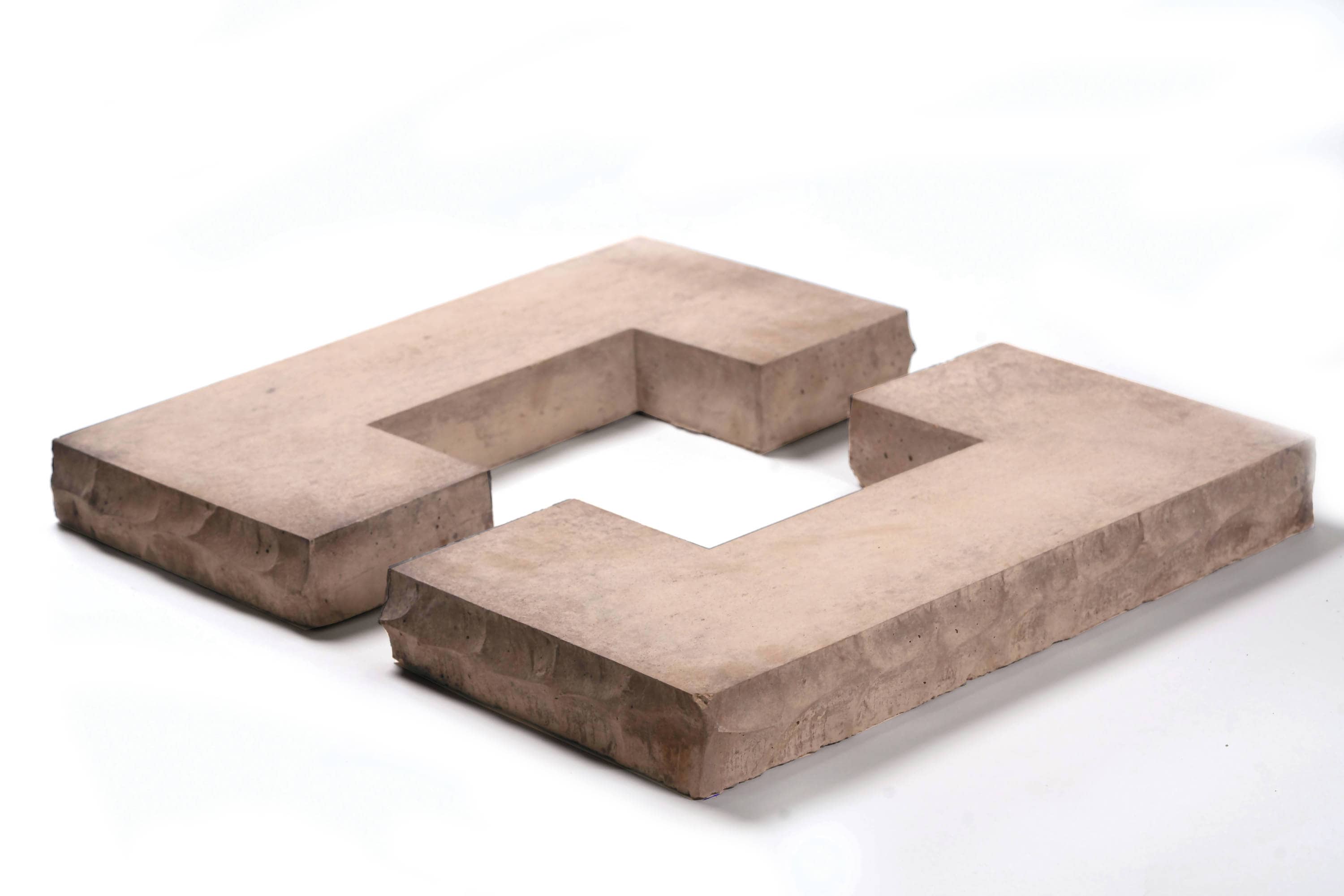ClipStone CSS.413.006.8F 18-in x 18-in CapStone 2.25 Square feet Cream Manufactured stone veneer