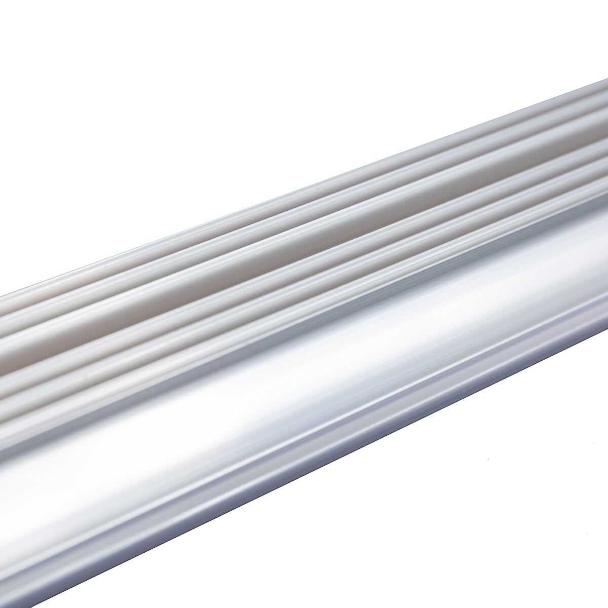 Pinegreen Lighting 4 ft 6000 Lumen Chrome Cool White LED Linear