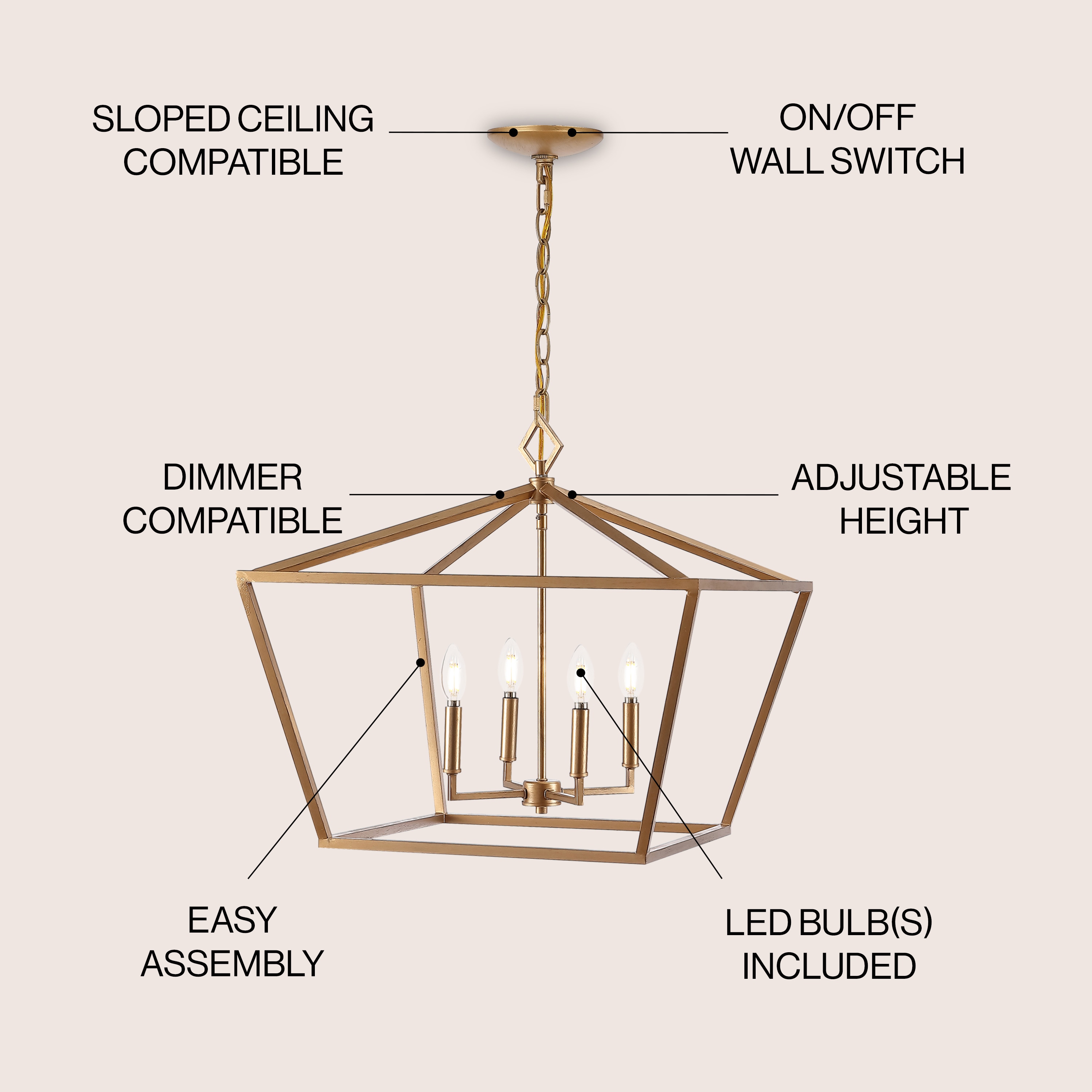 JONATHAN  Y JYL7520C Pendant-Lights - View #3