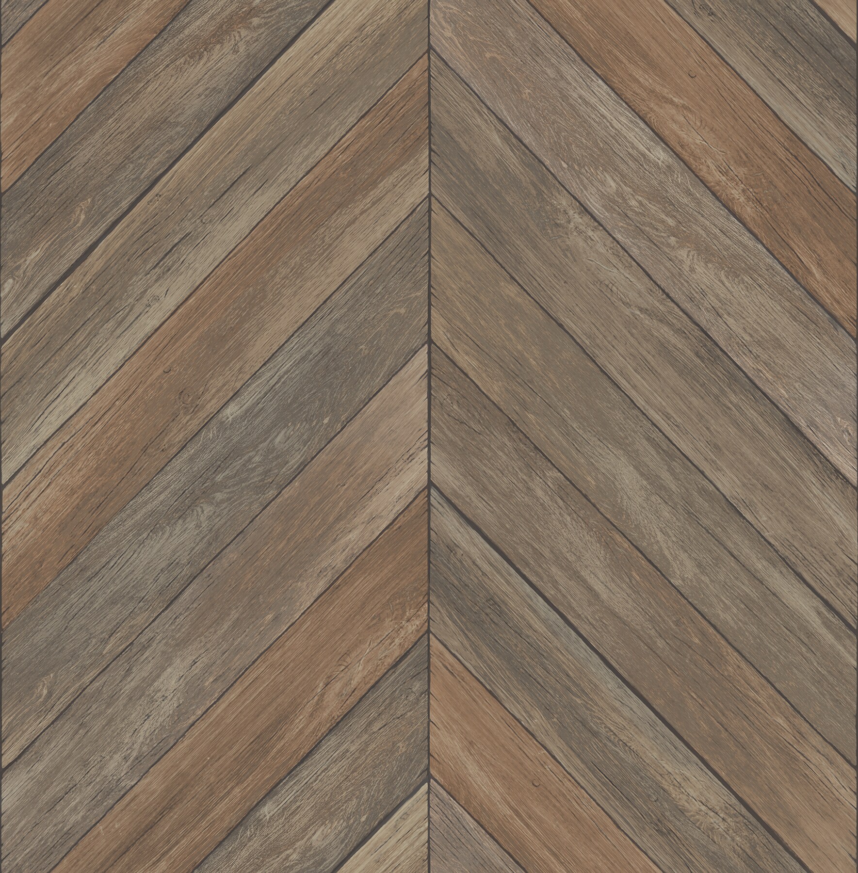 A-Street Prints 2922-24006 Trilogy 56.4-Sq. Feet Chocolate Non-woven Chevron Unpasted Wallpaper