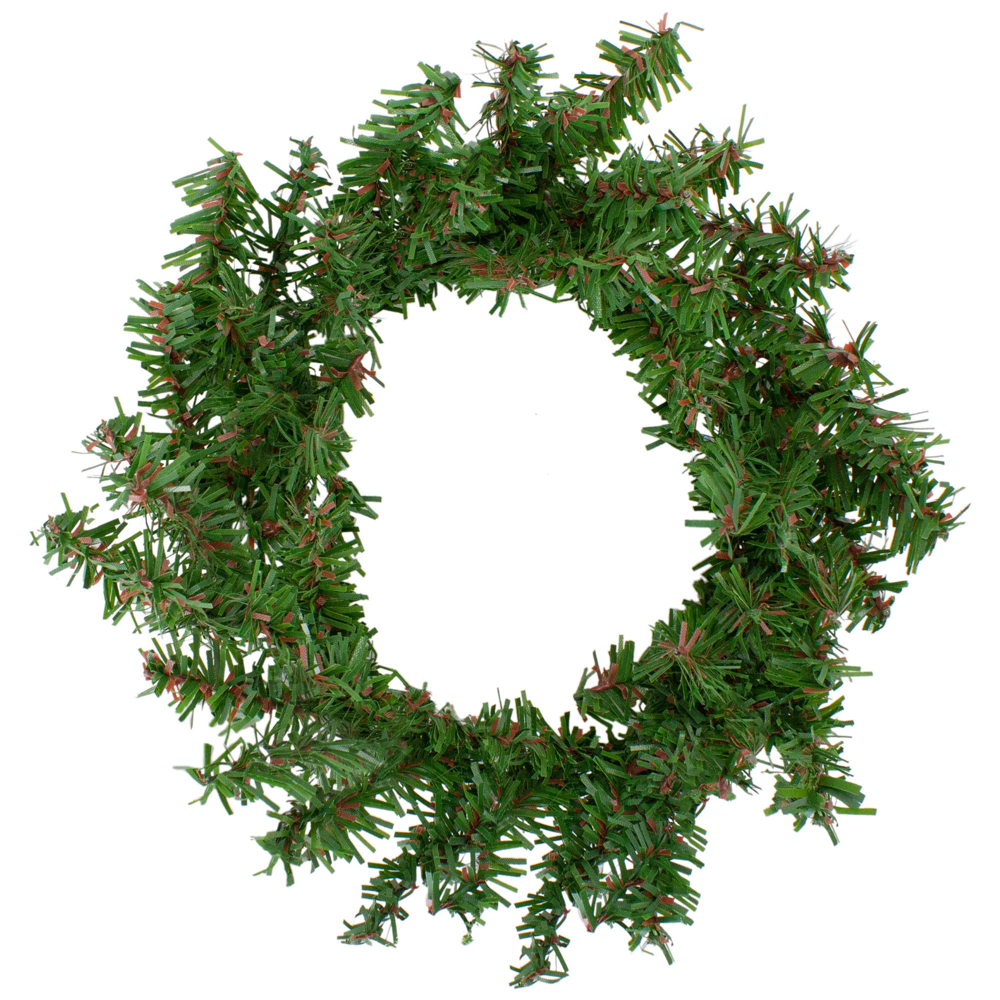 Canadian Pine Artificial Christmas Wreath Unlit 8-Inch 