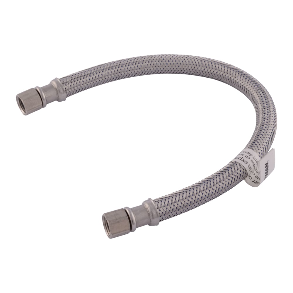 Ice Maker Hose 15 FT, Stainless Steel Braided Refrigerator Ice Maker  Connector Water Supply Line with 1/4 Comp by 1/4 Comp Connection