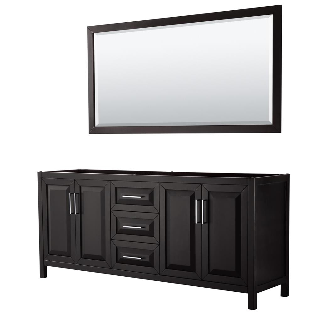 Wyndham Collection Daria 29-in Dark Espresso Bathroom Vanity Cabinet