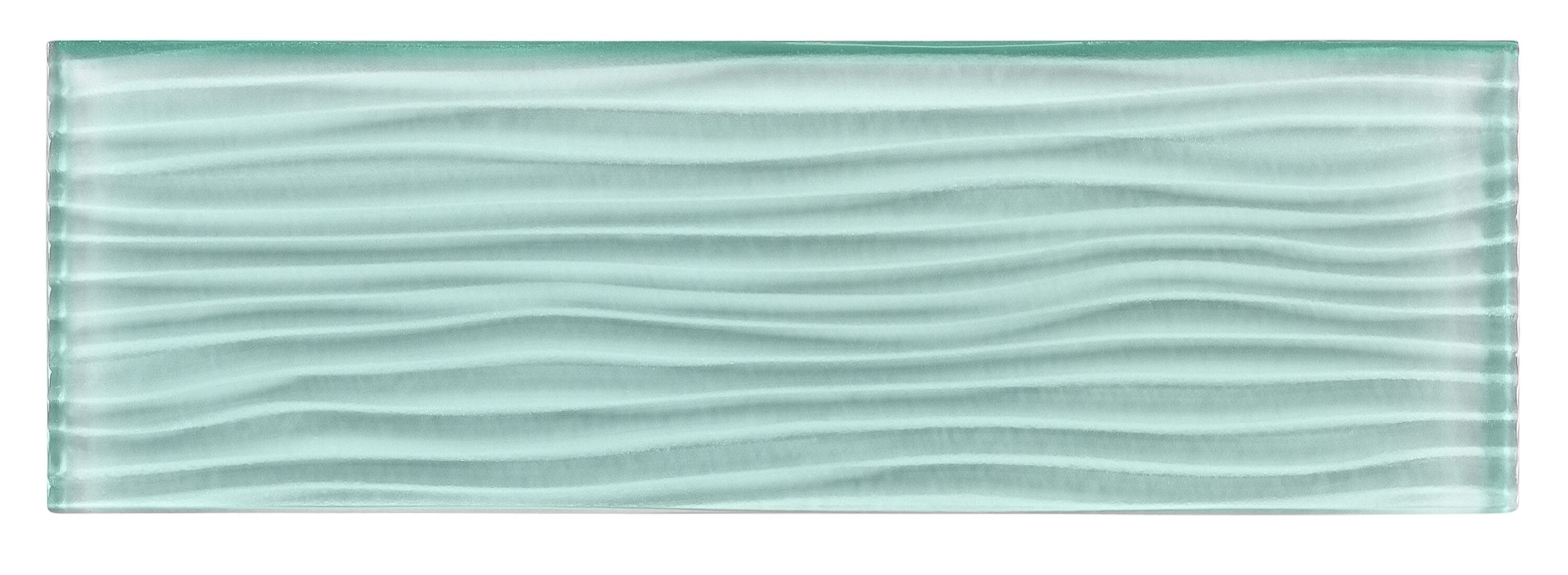 Andova Tiles ANDENC764 Enchant- Parade Bewitch 4-in x 12-in Glossy Glass Subway Floor and Wall Tile (3.26-sq. ft/ Carton)