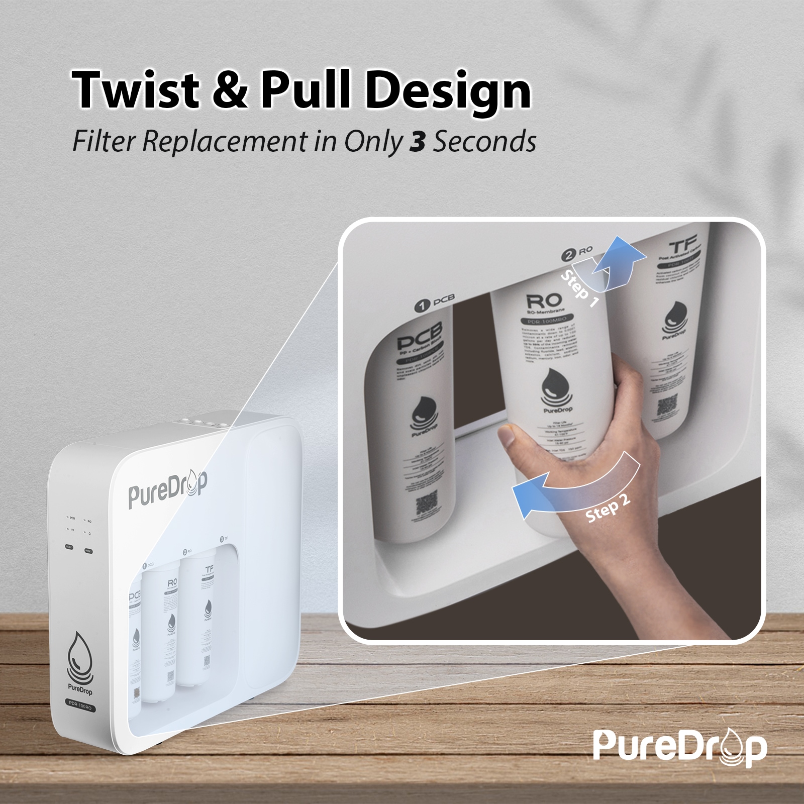 PureDrop PDR-100RO Under-Sink-Filtration-Systems - View #6
