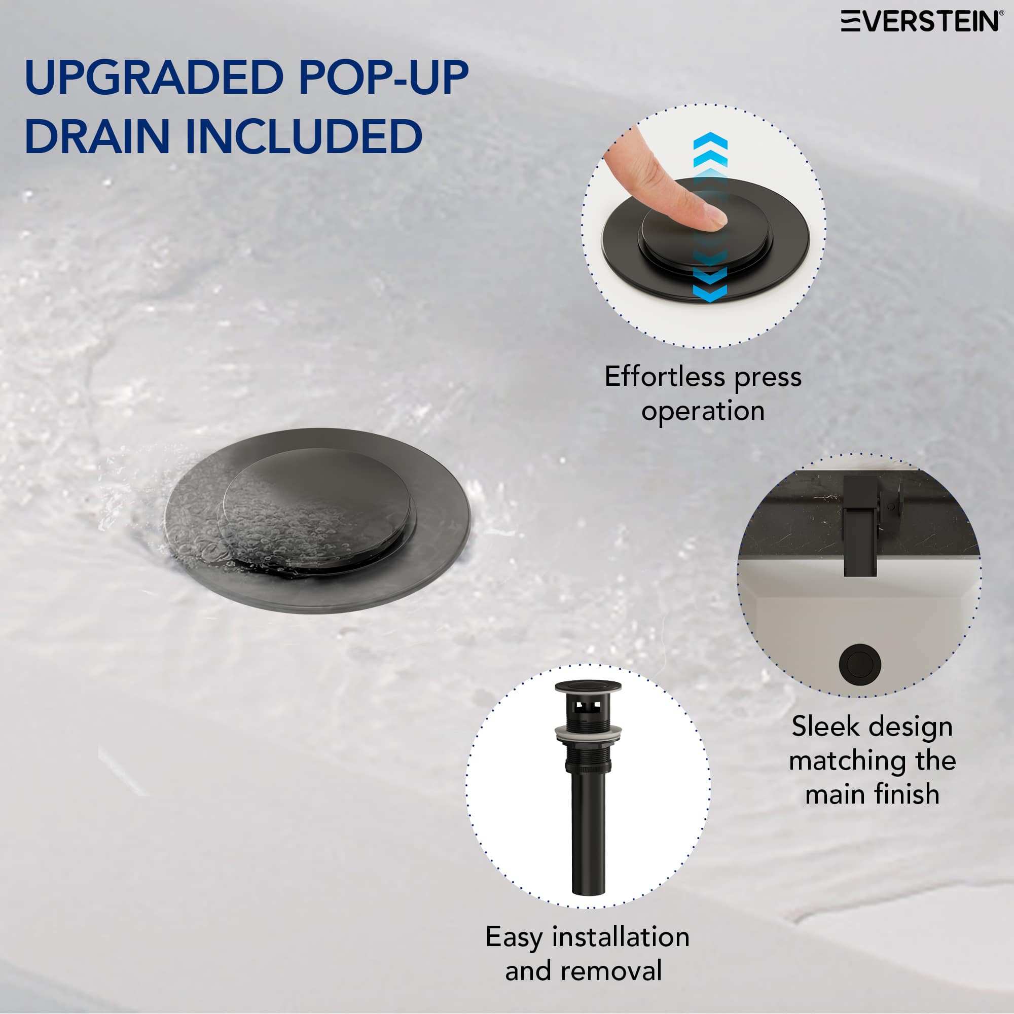 EVERSTEIN SFS-1165-BK Lavatory-Faucets - View #9