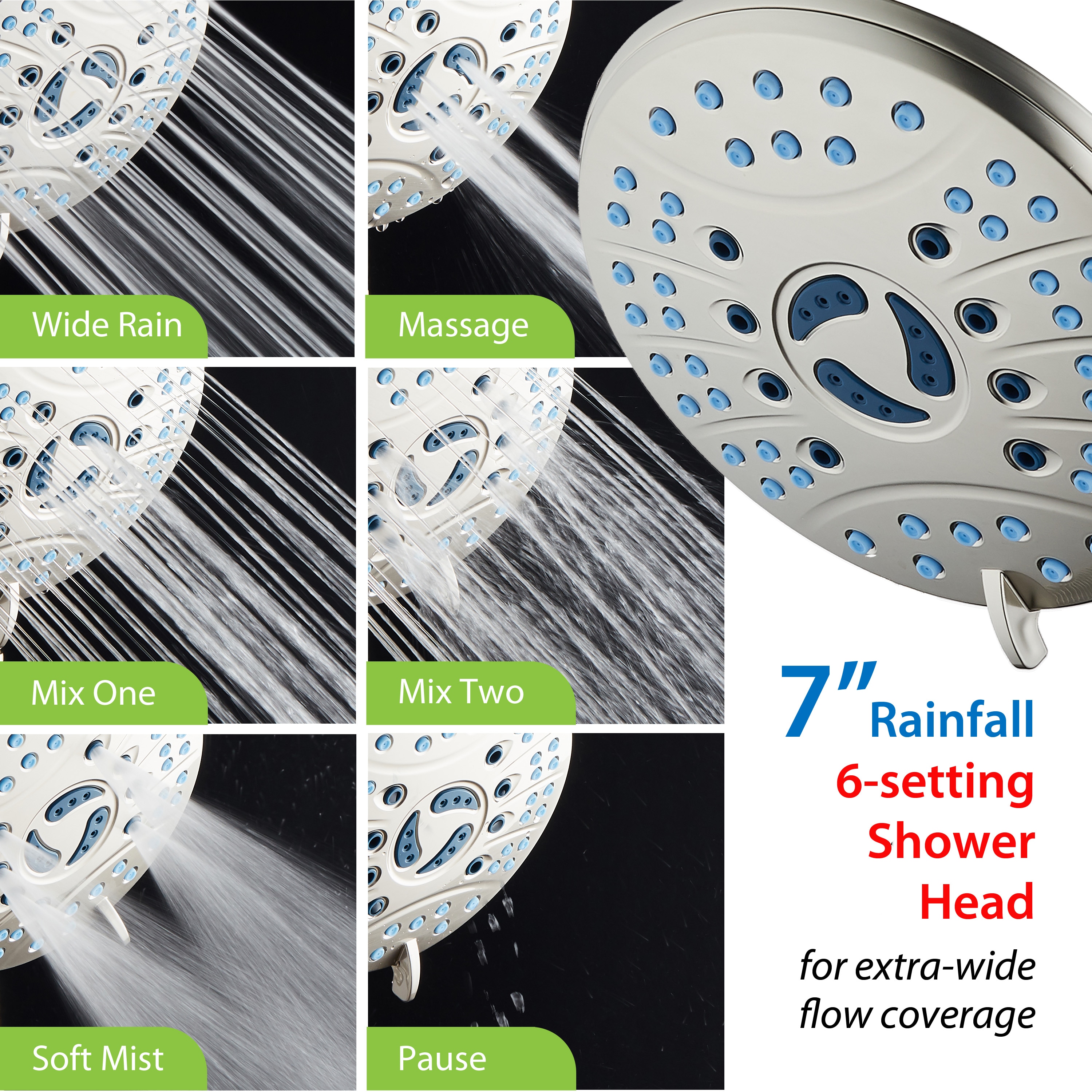 AquaCare 4235 Fixed-Showerhead - View #3