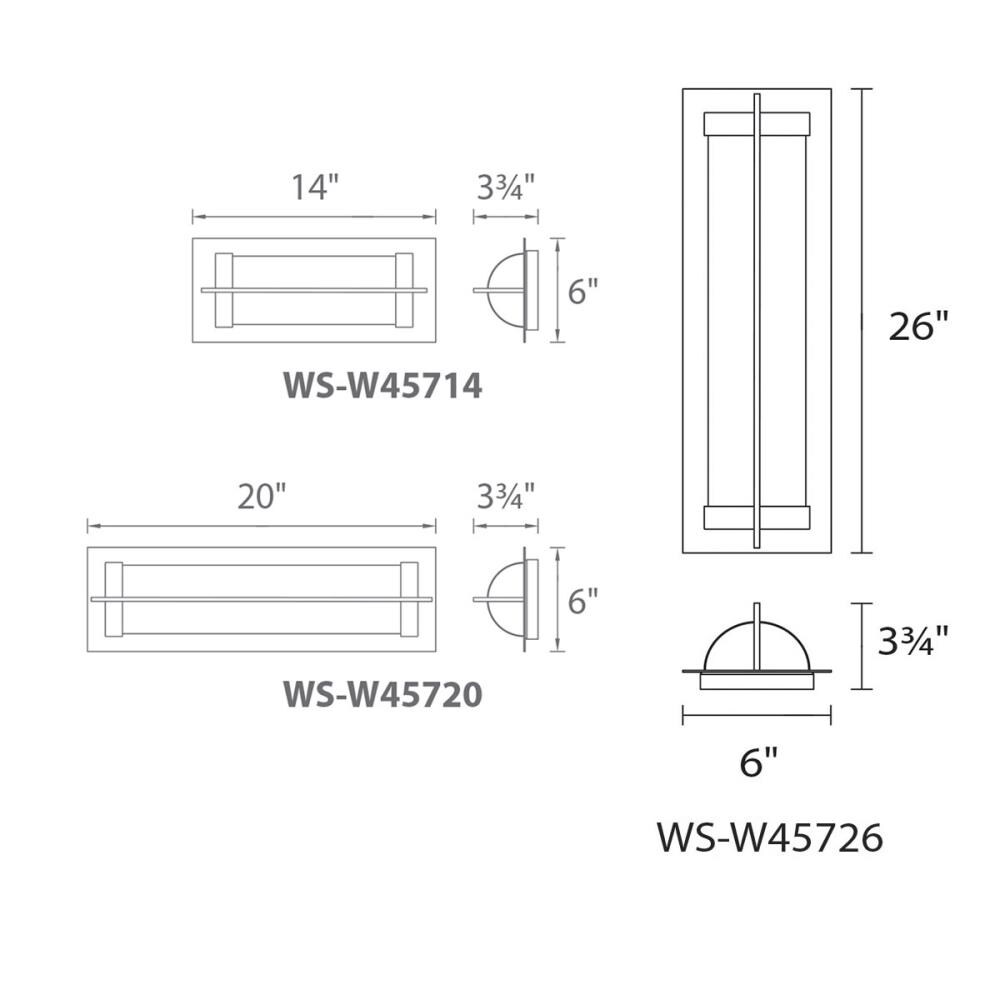 dweLED WS-W45720-BK Outdoor-Wall-Lighting - View #2
