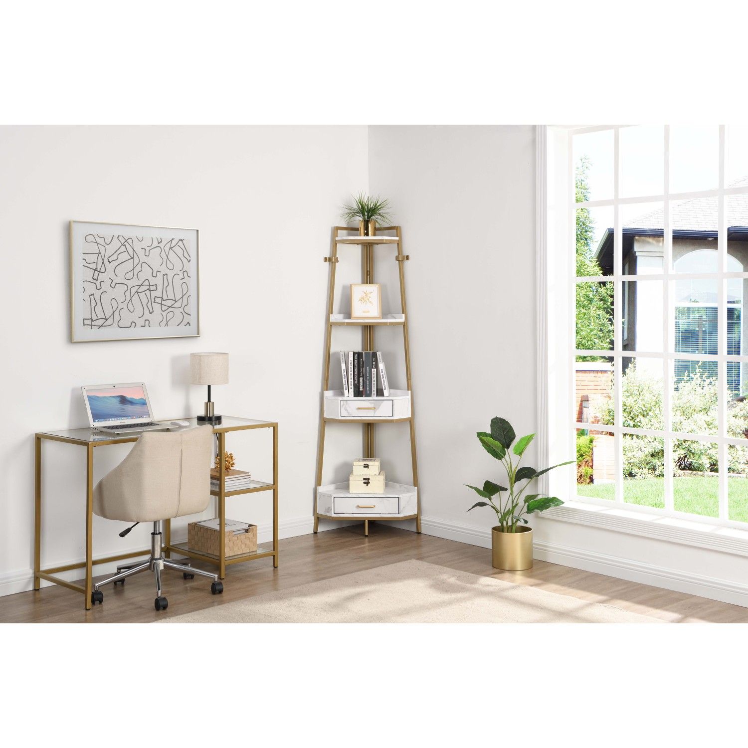 JASMODER W107165005 Free-Standing-Shelving - View #3