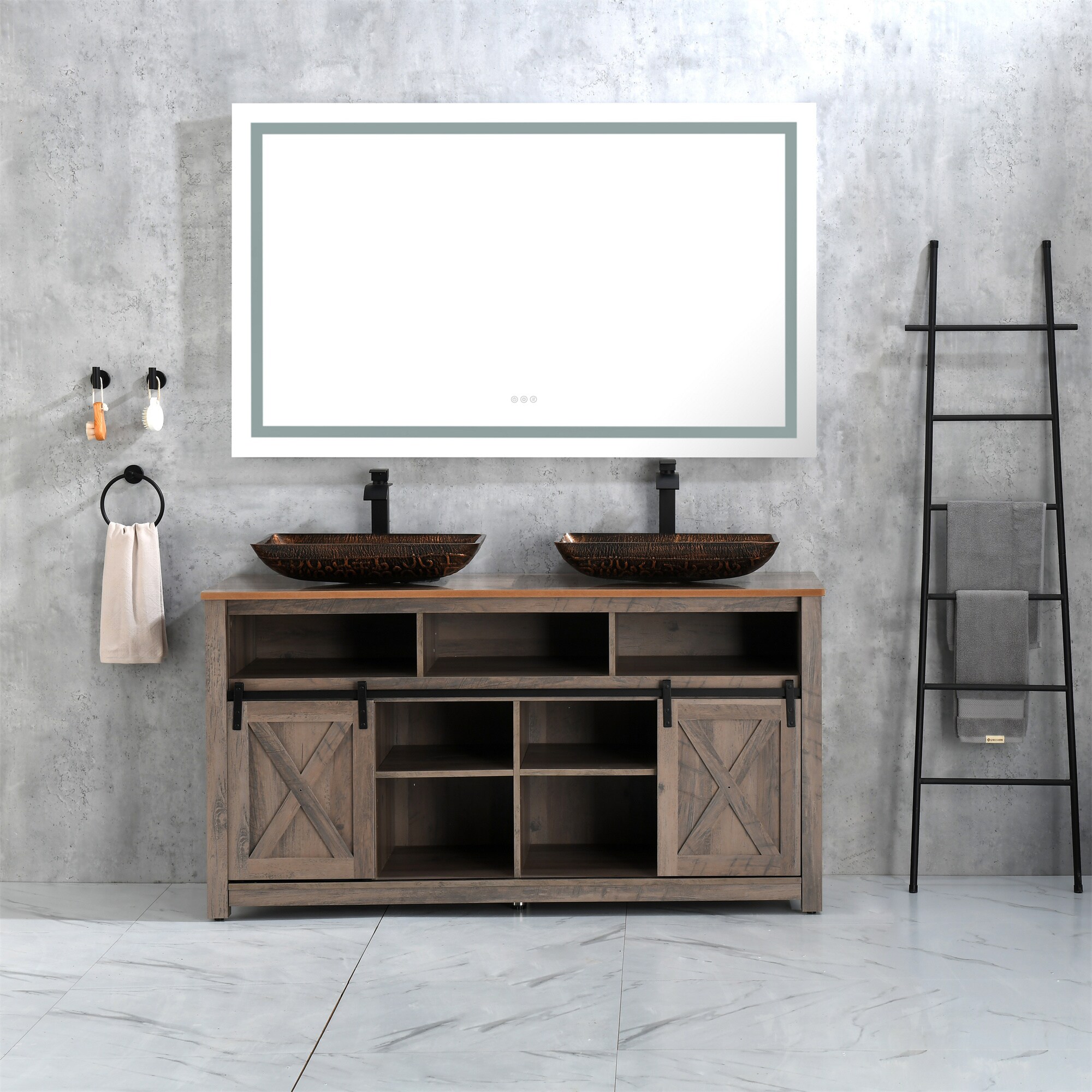 BABOOM BOM-8131925-OR Framed-Bath-Mirrors - View #5