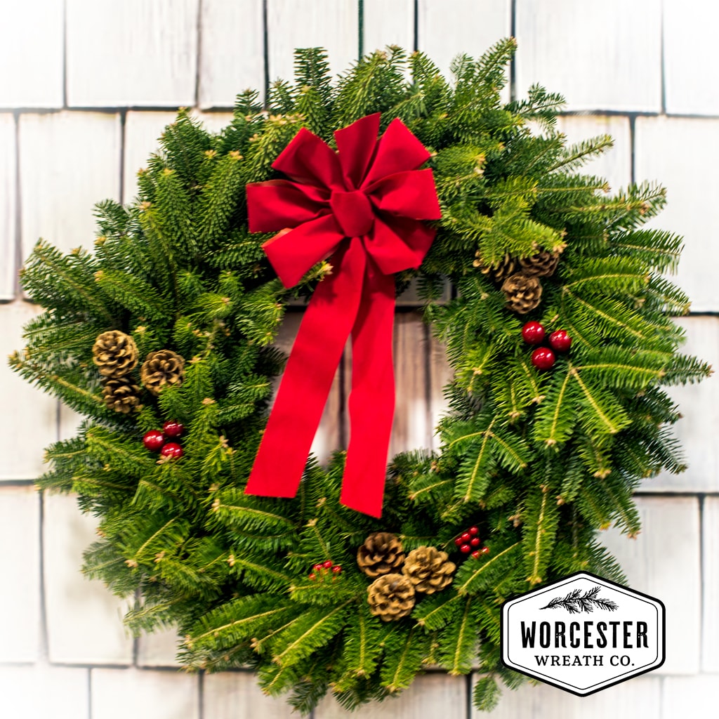 Worcester Wreath 30CLASSIC-WREATH Fresh-Wreaths - View #3