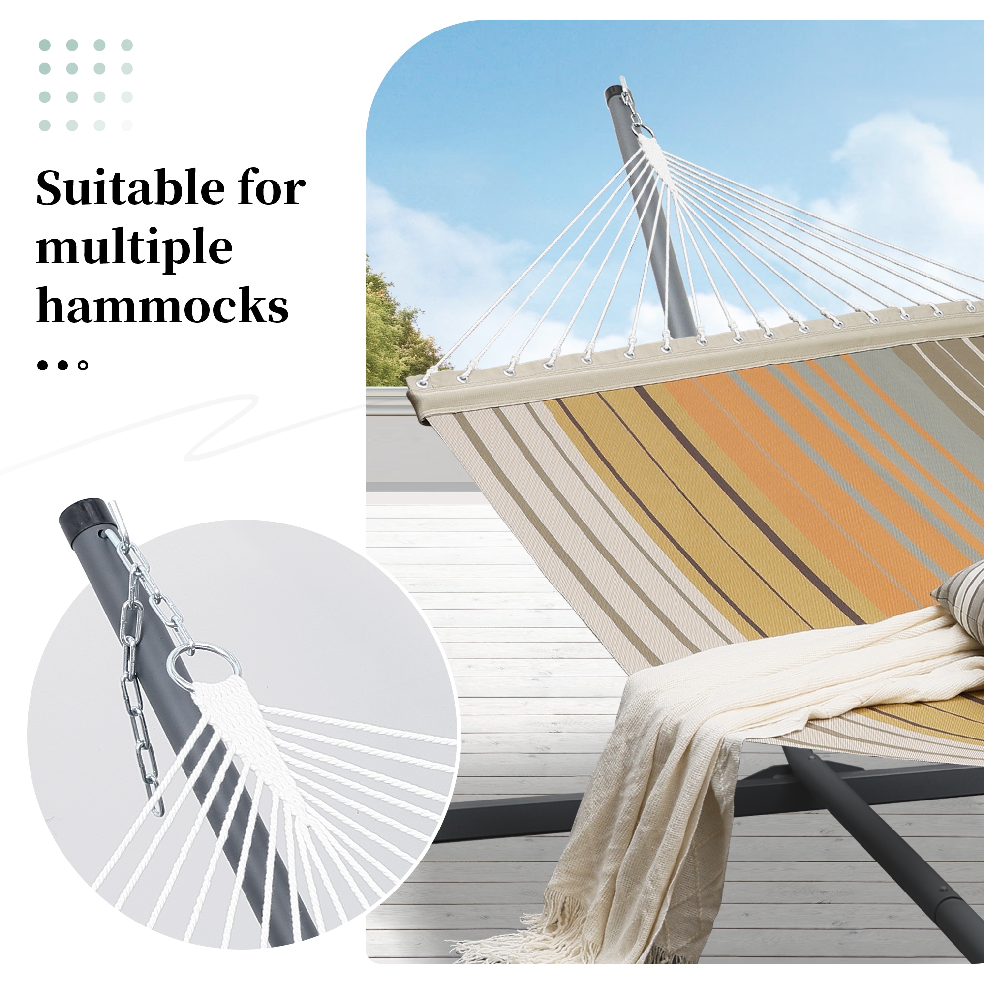 Patio Watcher LS-STAND-TKD Hammock-Stands - View #3