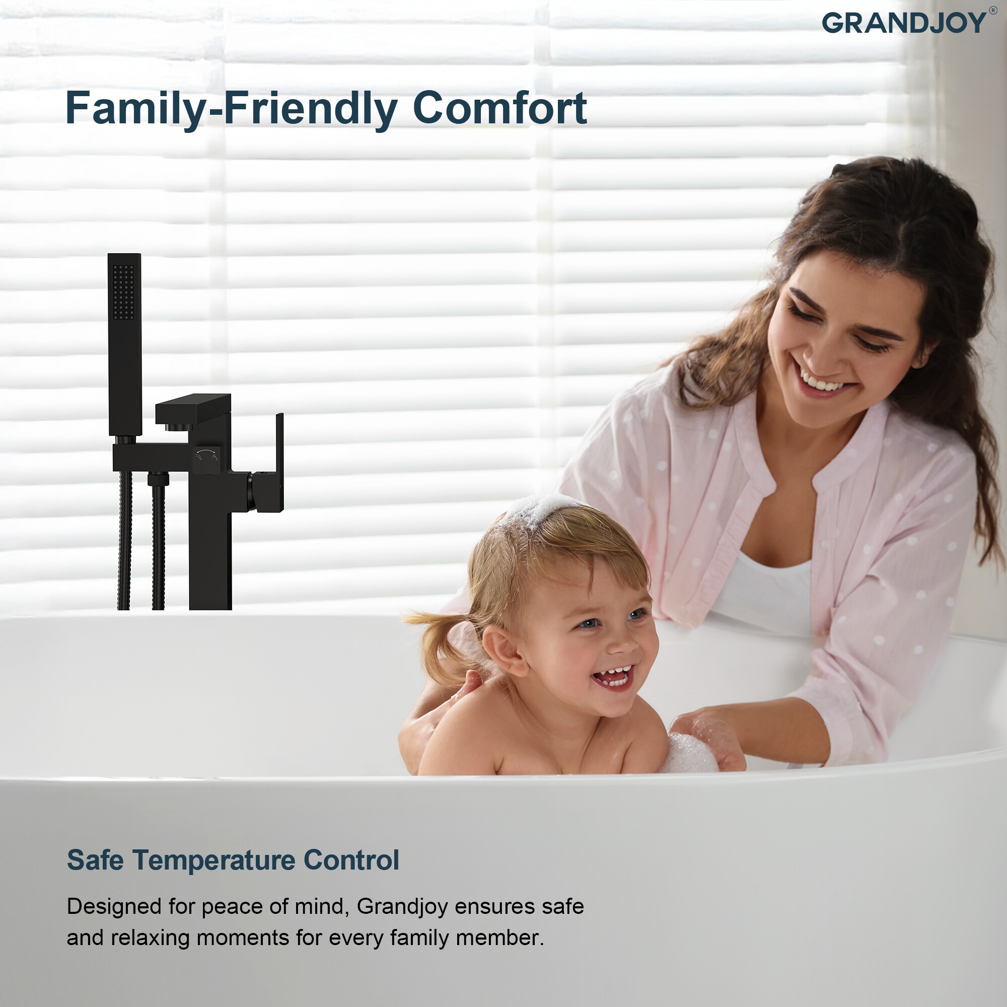 GRANDJOY SGF10GJ-94BL Roman-Tub-Faucets - View #10