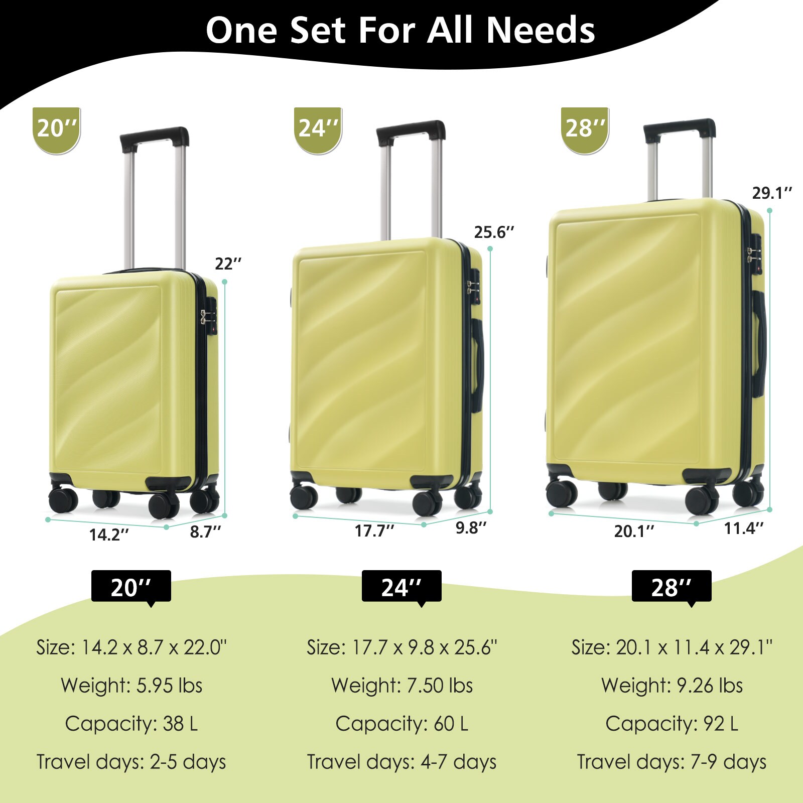 Bybafun YD9500013 Luggage-And-Luggage-Sets - View #4