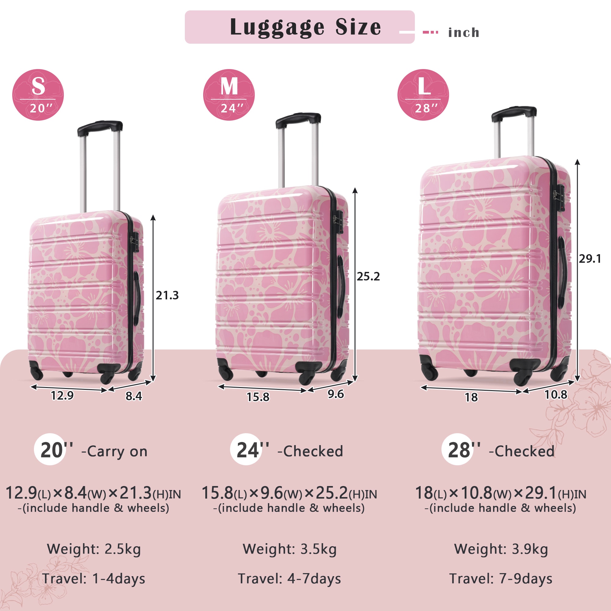 LOVMOR SF-H-N732P306618U Luggage-And-Luggage-Sets - View #2