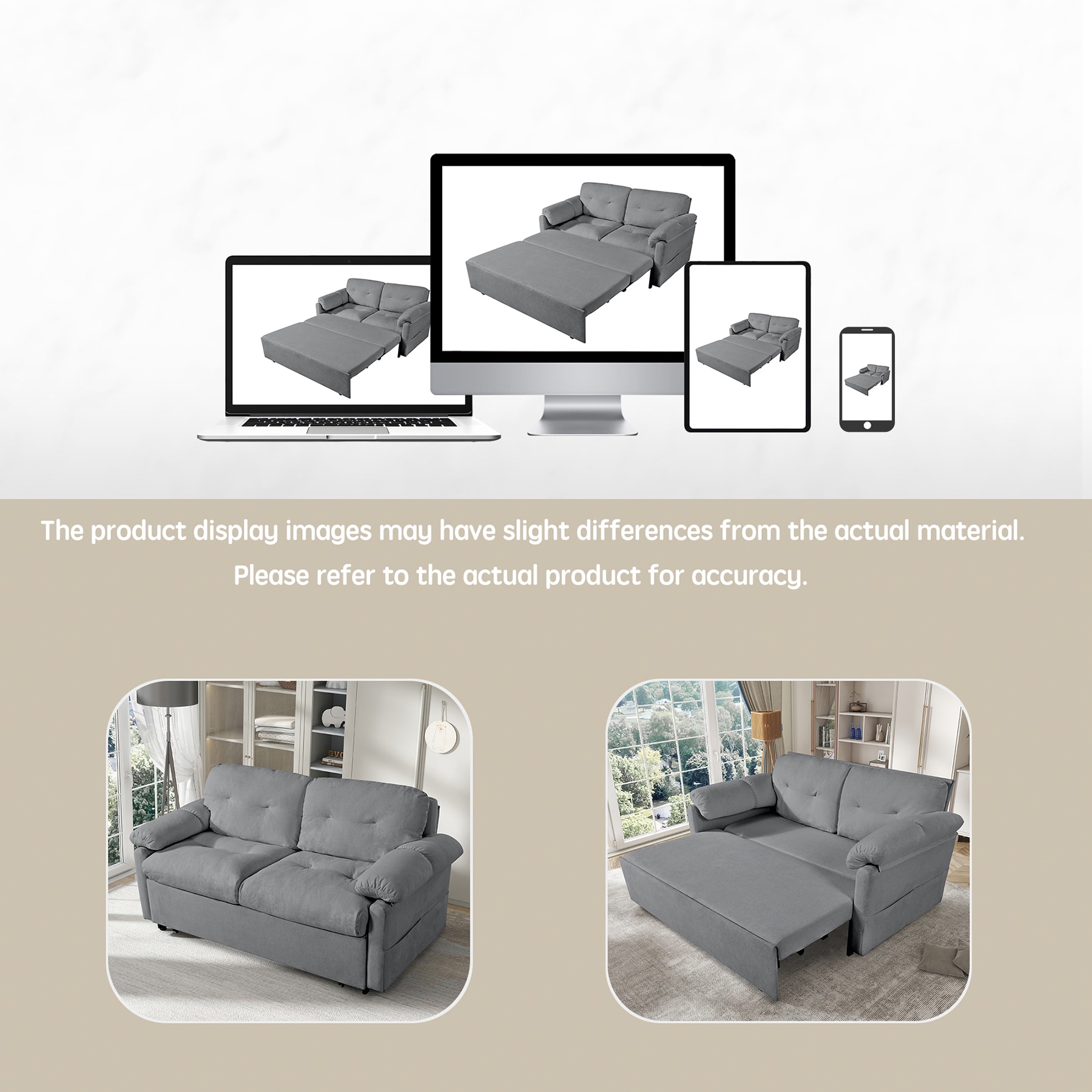 SINOFURN SYA010285GY Sofas-Loveseats - View #18