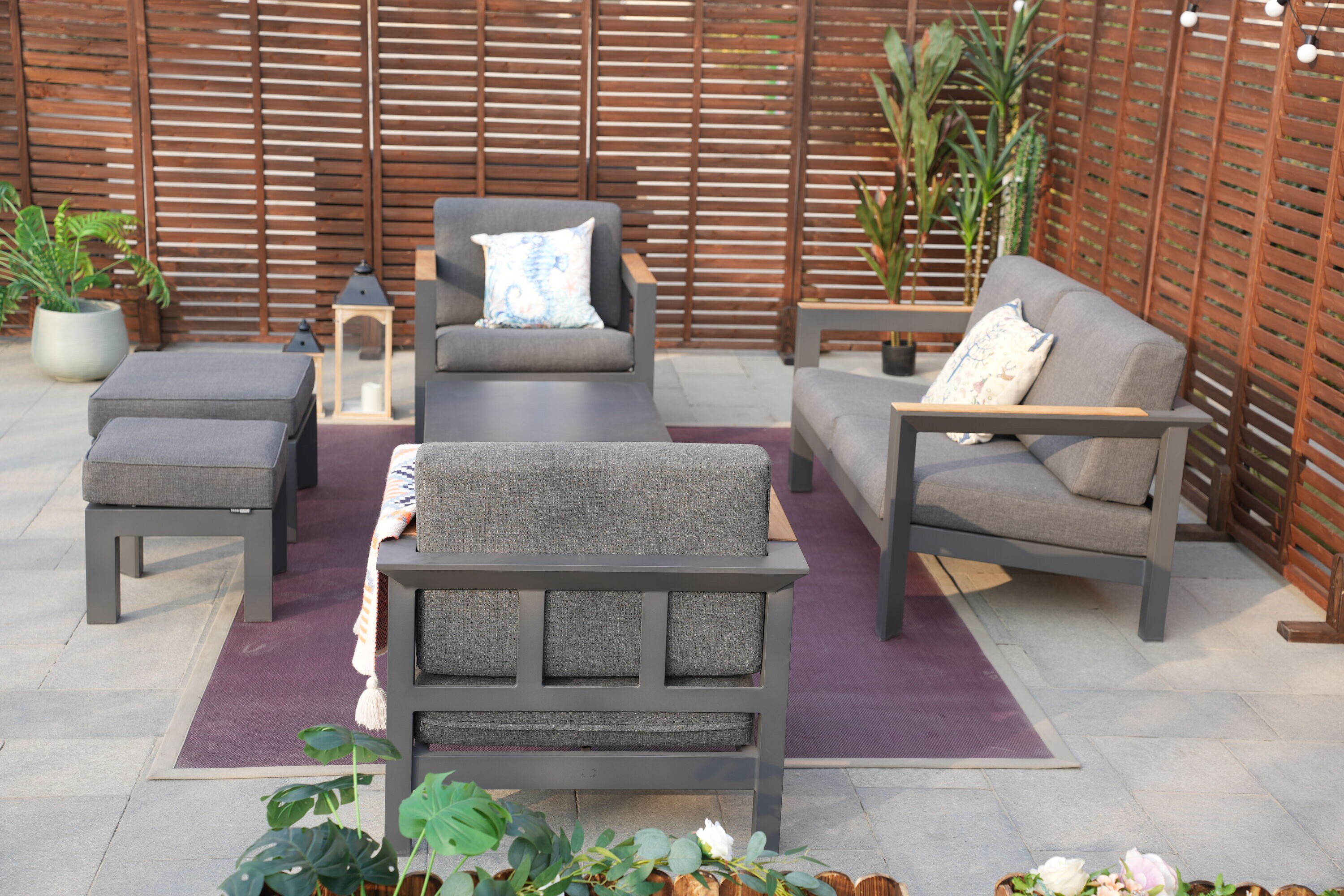 Direct Wicker DWS-2326LS2SCTA&27F Patio-Conversation-Sets - View #8