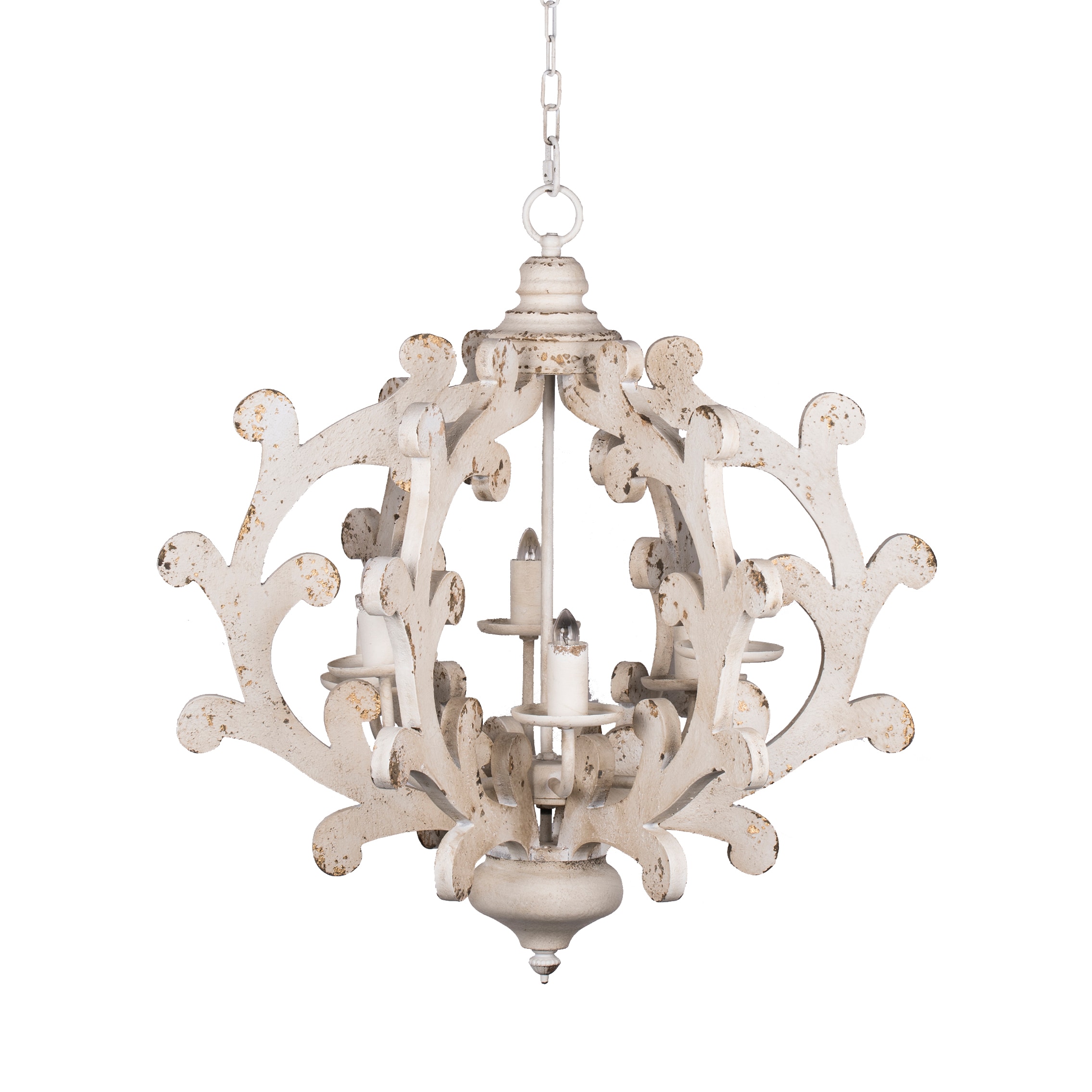 LOVMOR SF-Y-W2078138924 6 Light Wood Chandelier Hanging Light Fixture with Adjustable Chain for Kitchen Dining Room Foyer Entryway Bulb Not Included