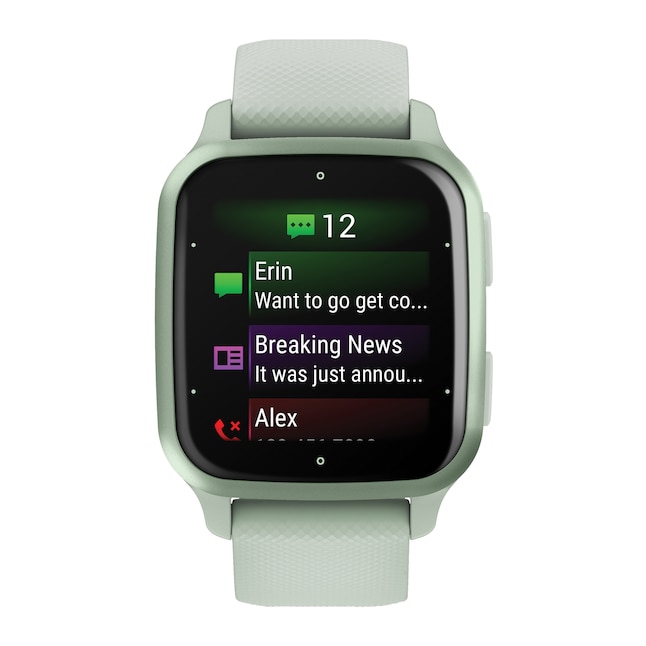 Garmin Venu Sq 2 GPS Fitness Smartwatch (Metallic Mint Aluminum