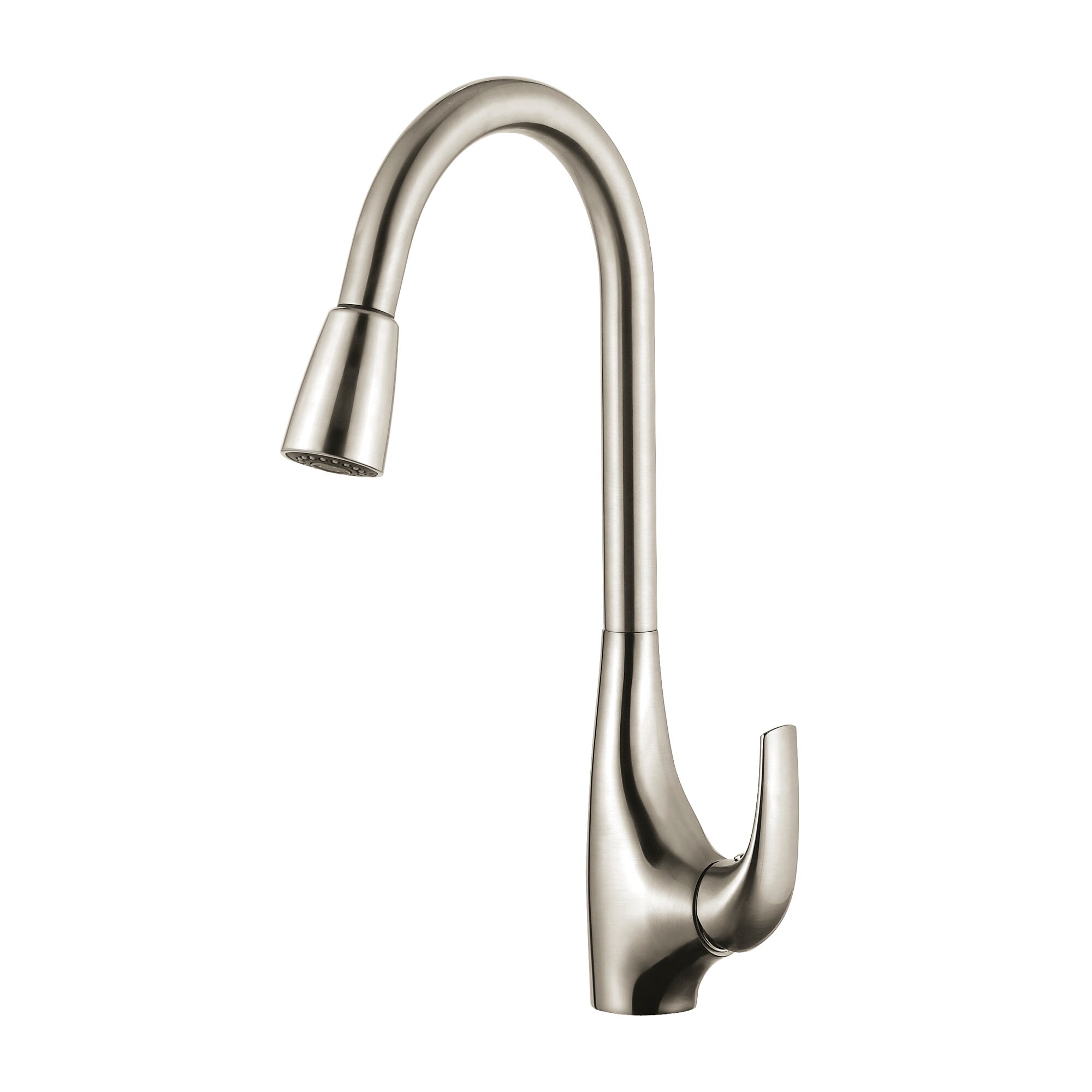 Kraus Premium Kitchen Faucet Stainless Steel Single Handle Pull Down   04269020 