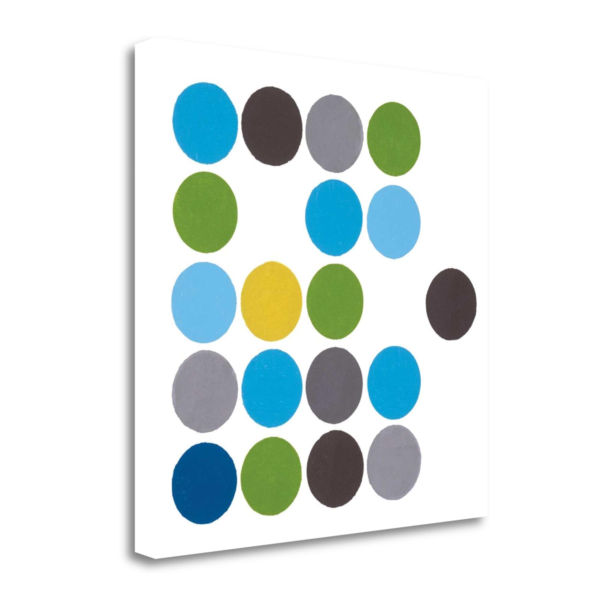 Tangletown Fine Art CALIP103-2020C Oddball Isabel Lawrence 20-in H x 20-in W Abstract Print on Canvas