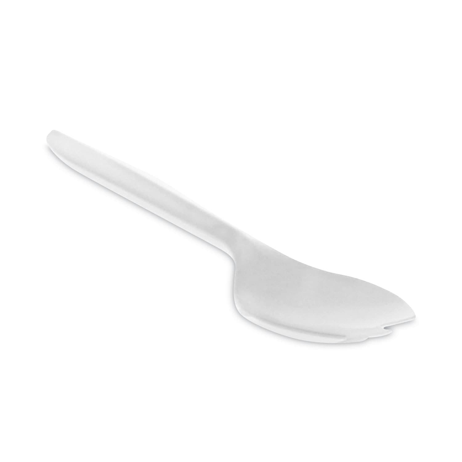 pactiv evergreen Fieldware Cutlery Mediumweight Spork Plastic White 1000/Carton