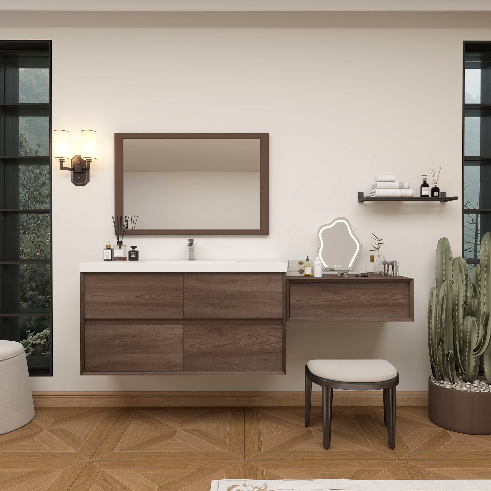 BV Better Vanity SLIM48+30-RO Bath-Vanity-Combo - View #3