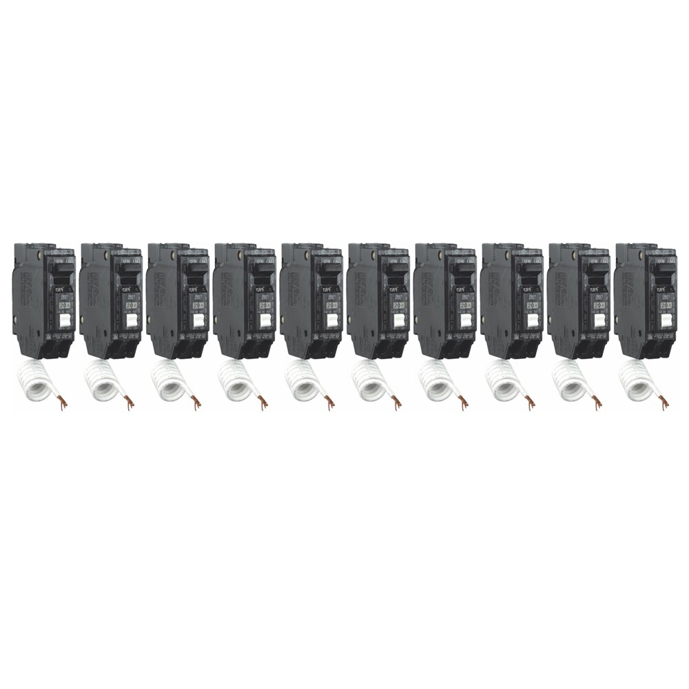GE THQL1120AF2X10 20-amp 1-Pole Combination Arc Fault Plug-on Neutral Circuit Breaker