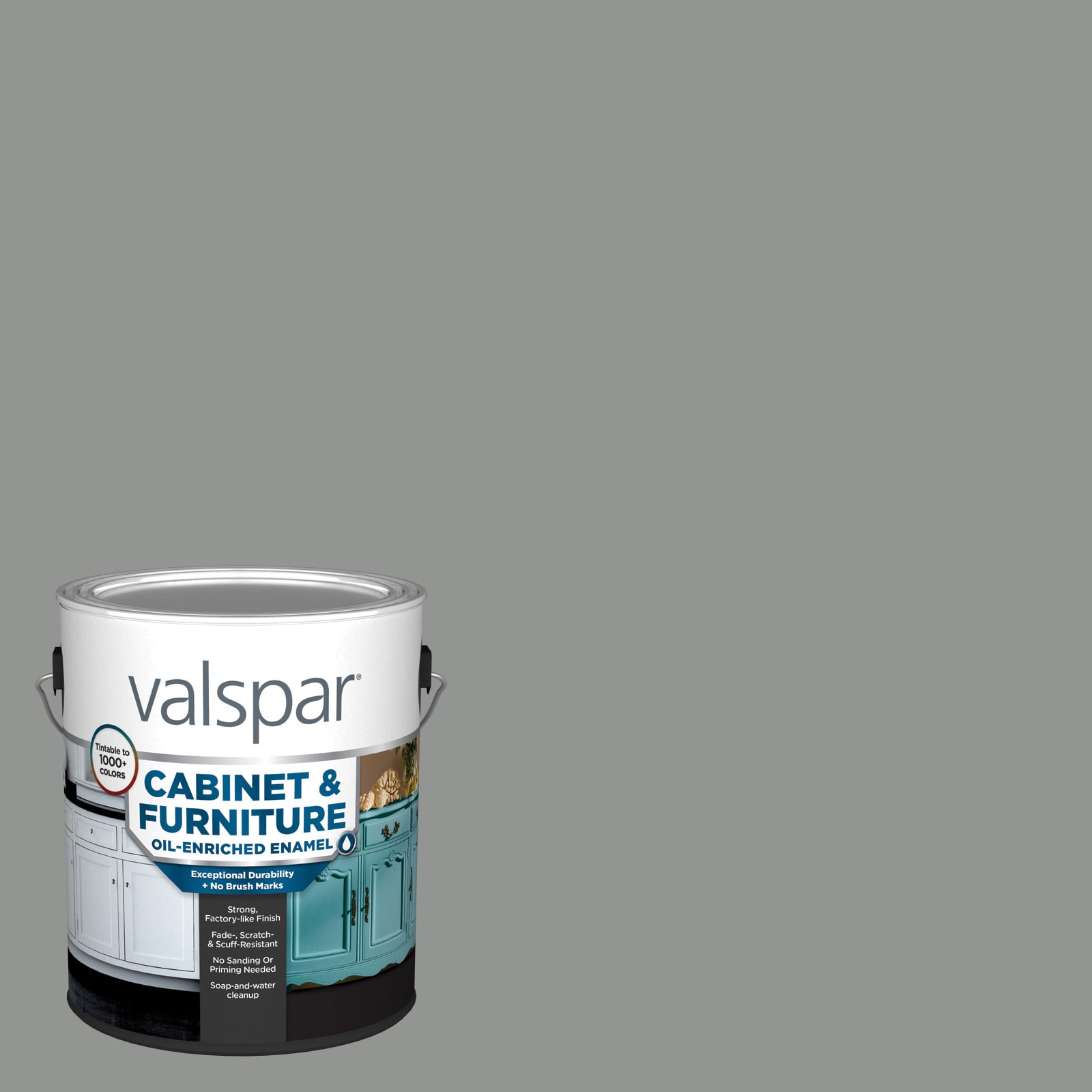 Valspar SW9163-740154 Cabinet and Furniture Satin Tin Lizzie SW9163 Enamel ( 1-gallon )