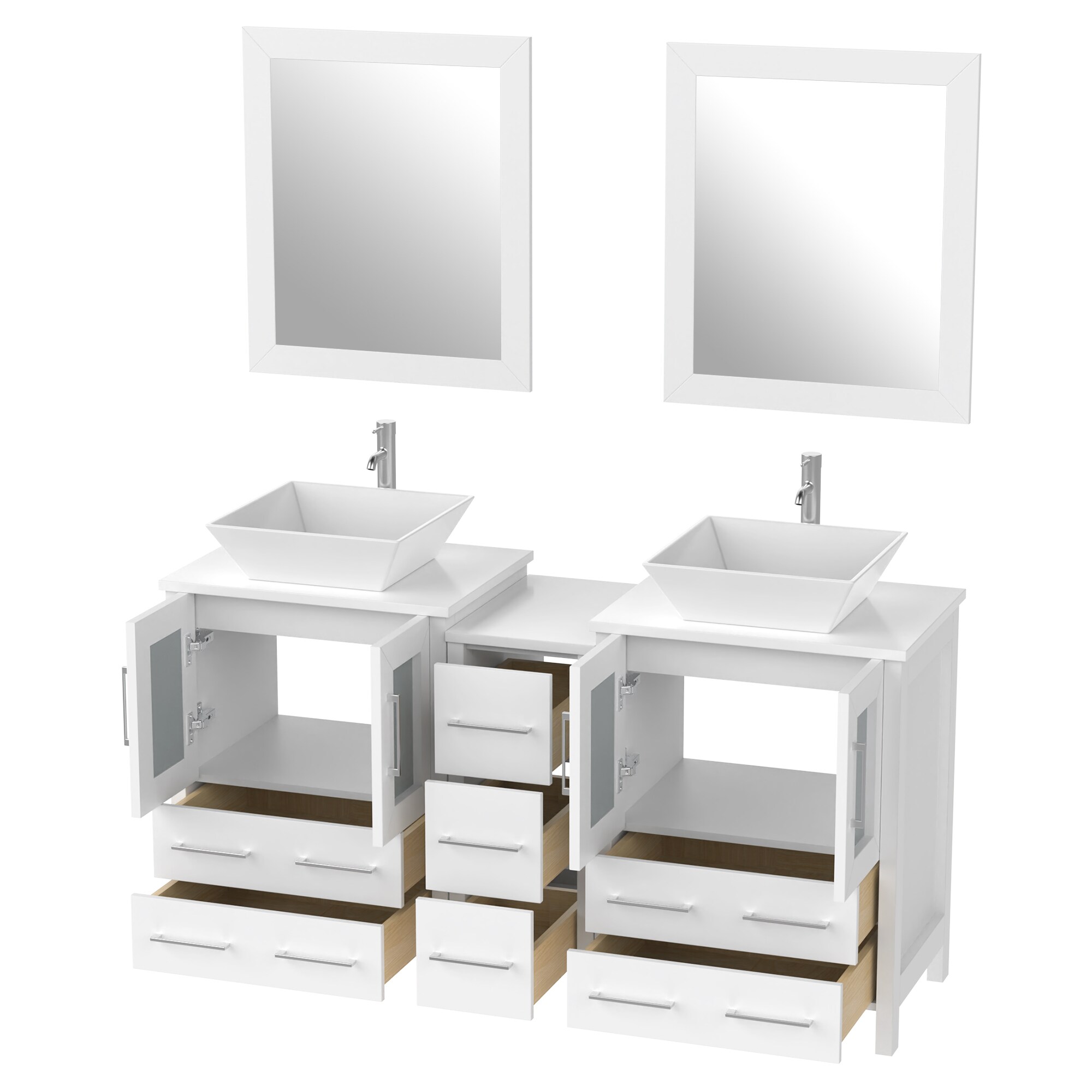 Vanity Art VA3124-60W Bath-Vanity-Combo - View #6