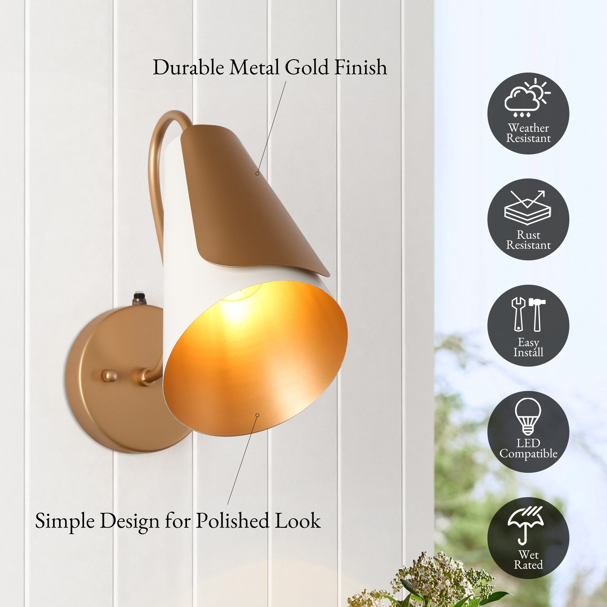 LNC HL005226WG Outdoor-Wall-Lighting - View #8