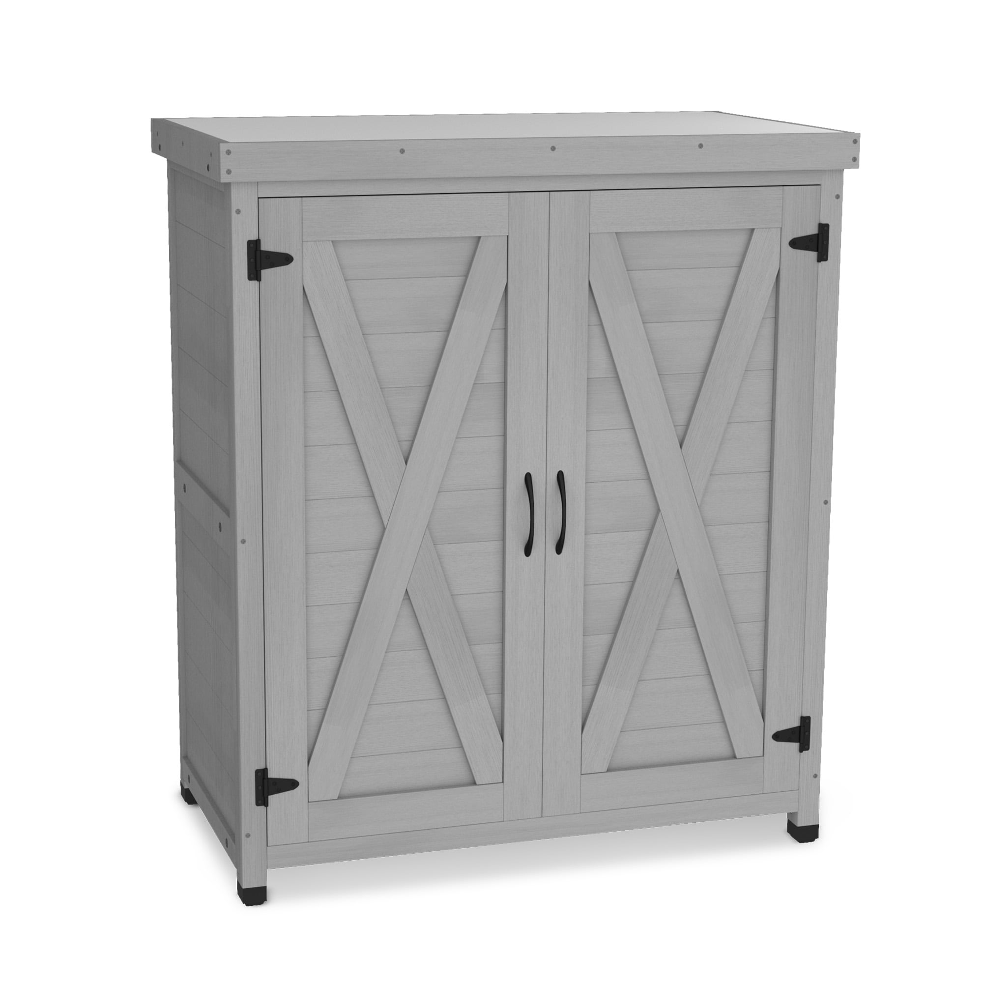 WELLFOR TATY0522 2-ft x 3-ft Lean-to Style Wood Outdoor Storage Shed with 2 Doors (Installation Included)