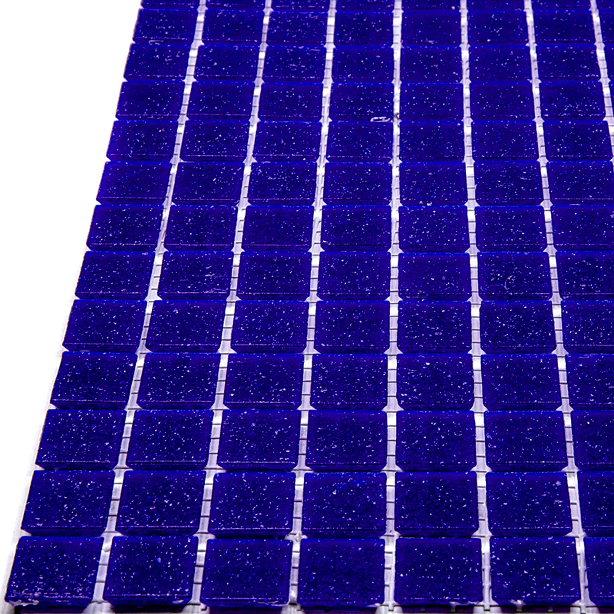 Apollo Tile Dune Cobalt Blue 12-in x 12-in Glossy Glass Uniform Squares Floor and Wall Tile (20-sq. ft/ Carton)