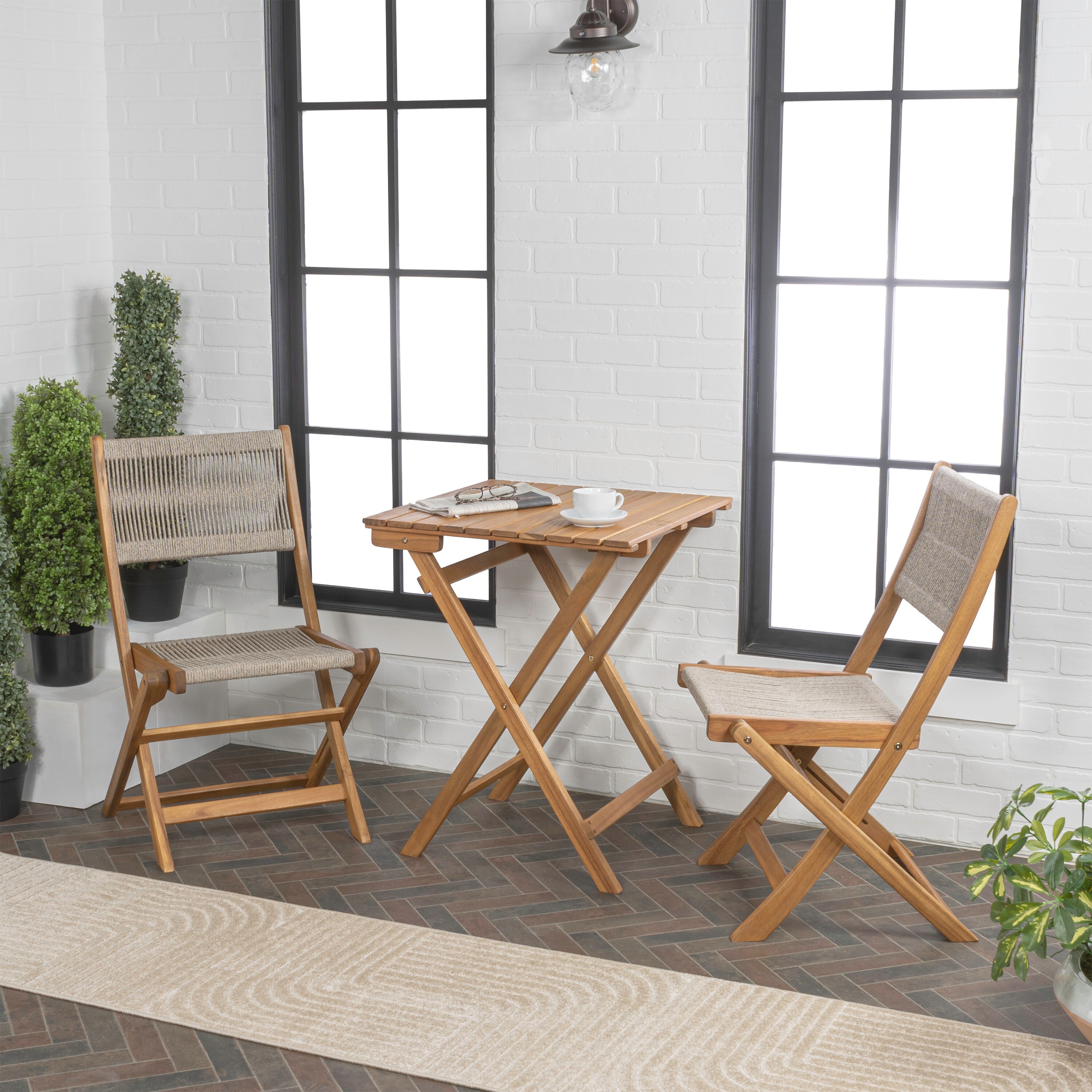 JONATHAN  Y DNG2001A-3SET Patio-Dining-Sets - View #2