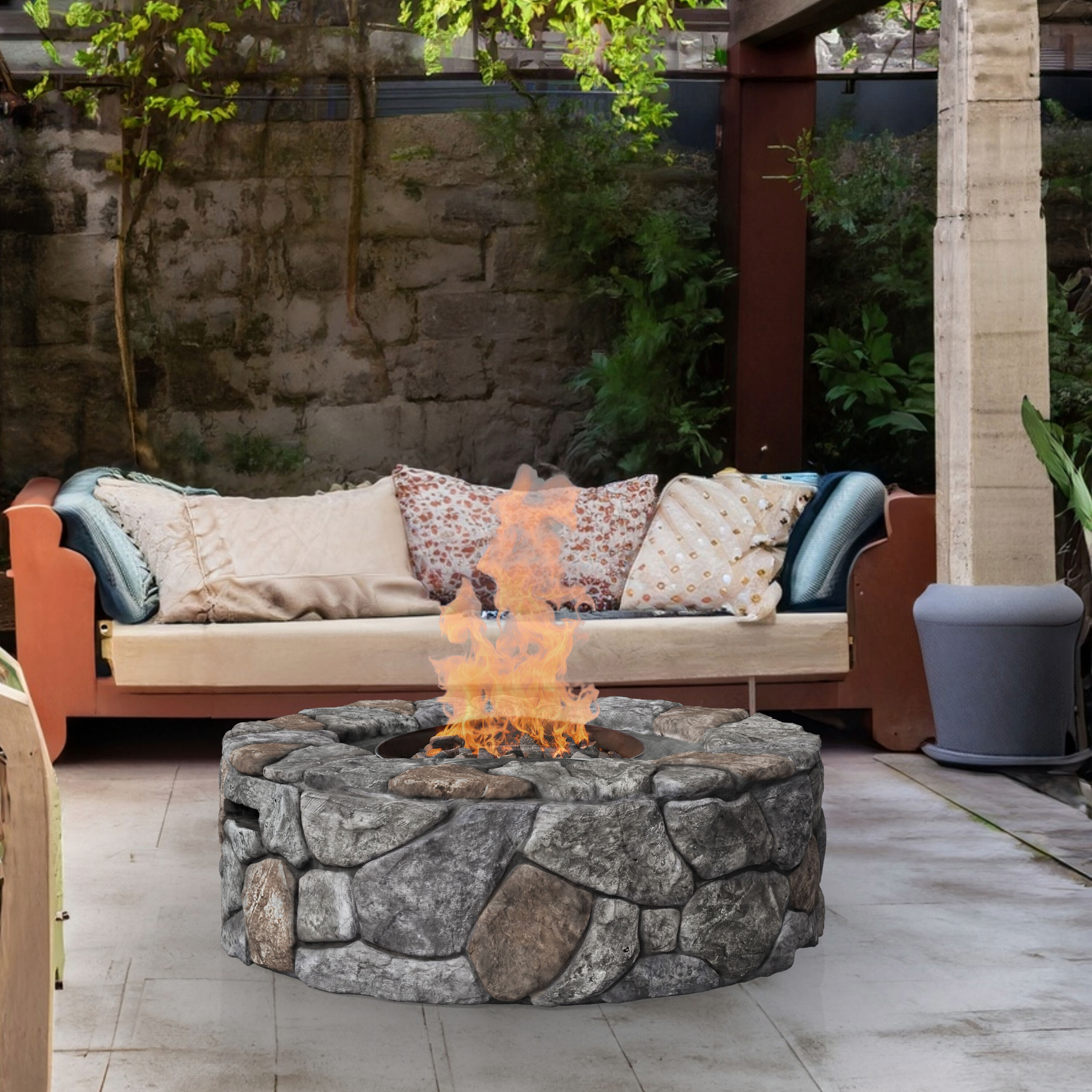 Teamson Home HF09501AA Outdoor-Gas-Firepits - View #2