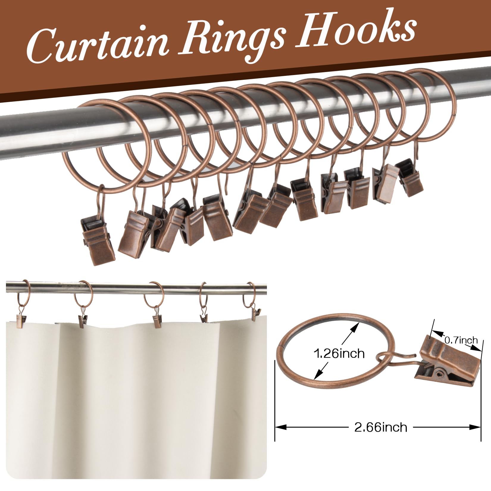 Yichuhaoxi LYI0803Y136 Curtain-Rings - View #3