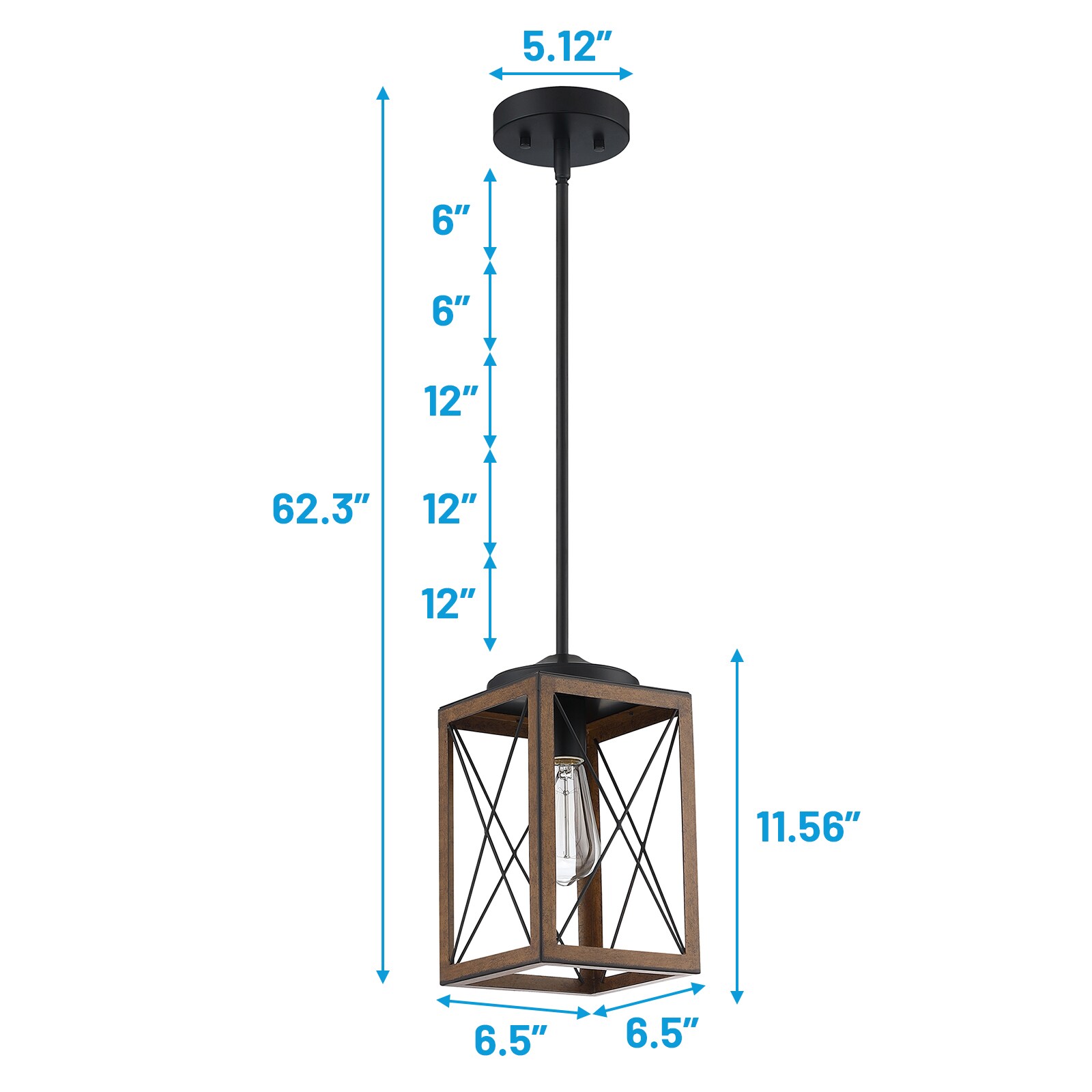 WELLFOR TTC50891 Pendant-Lights - View #8