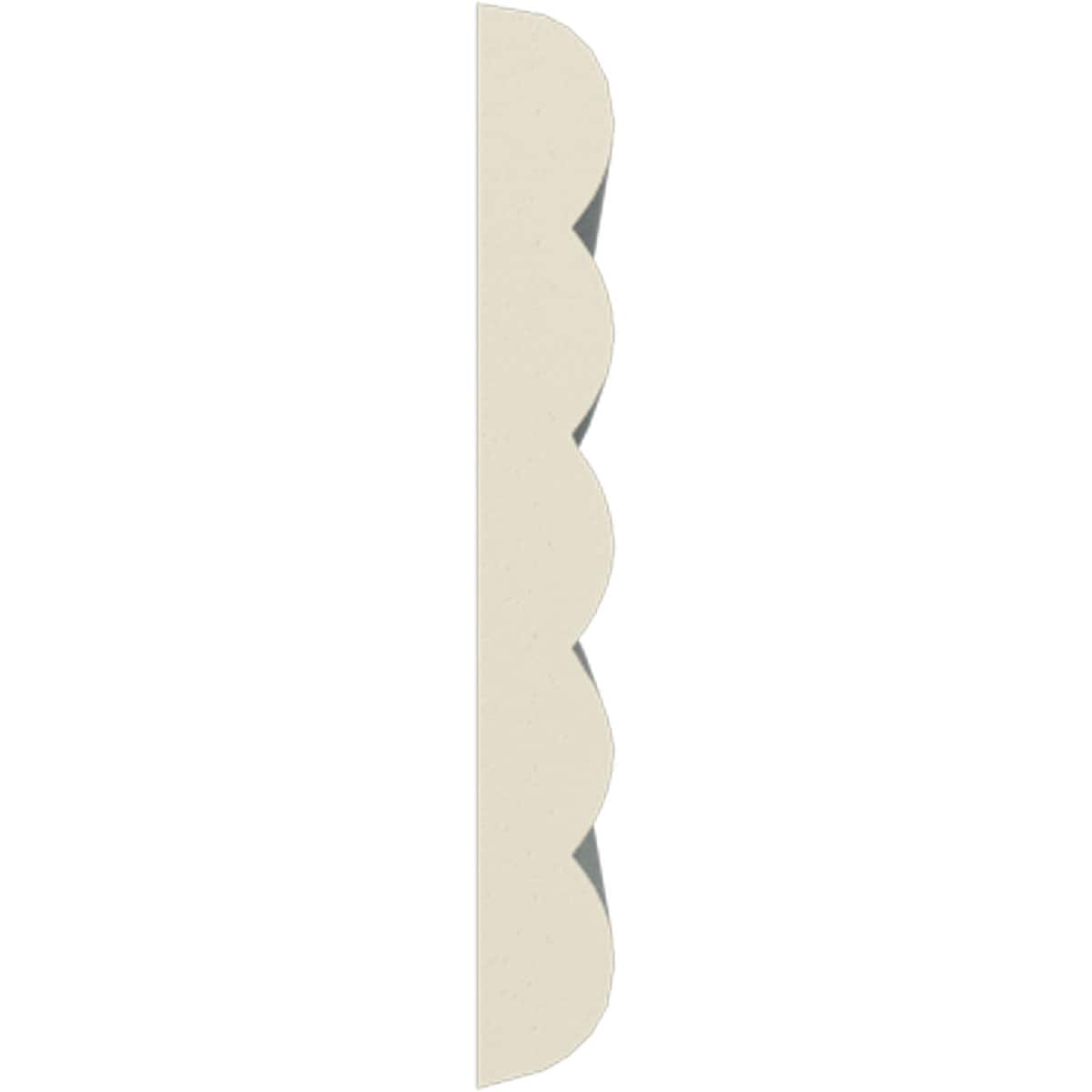 Primed White Polyurethane Fluted Panel Moulding