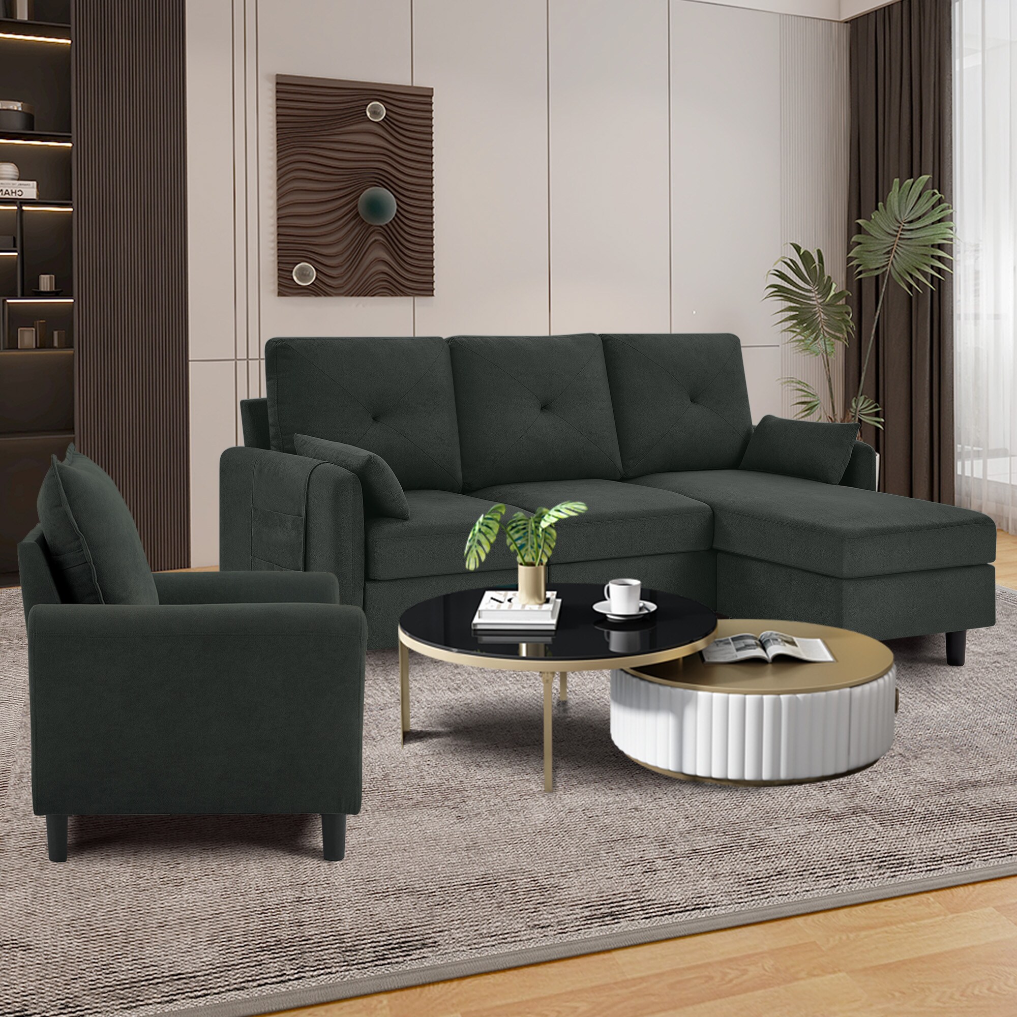 Jarenie YMX0223BK Living-Room-Sets - View #3