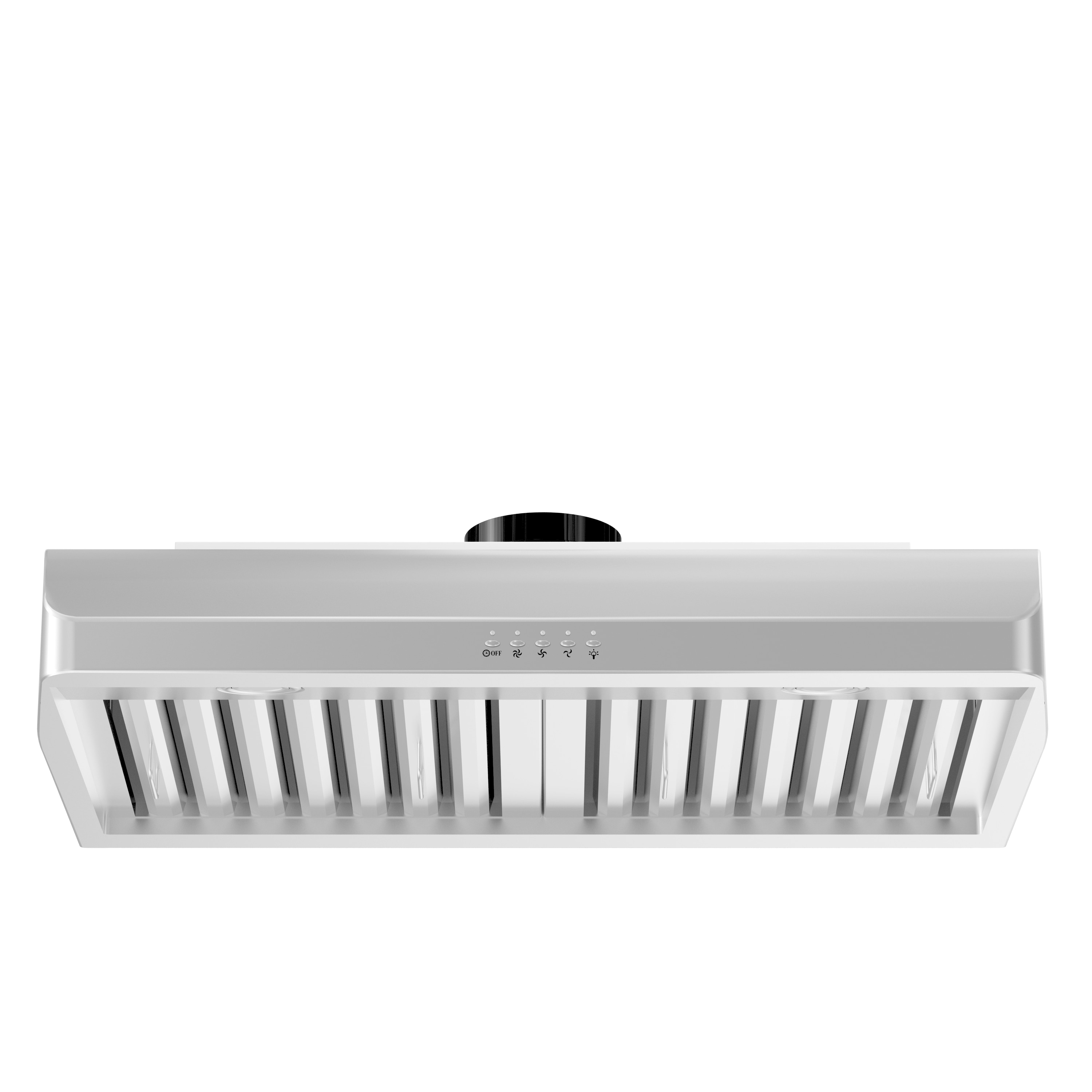 36" Brushed Stainless Steel Under Cabinet Range Hood