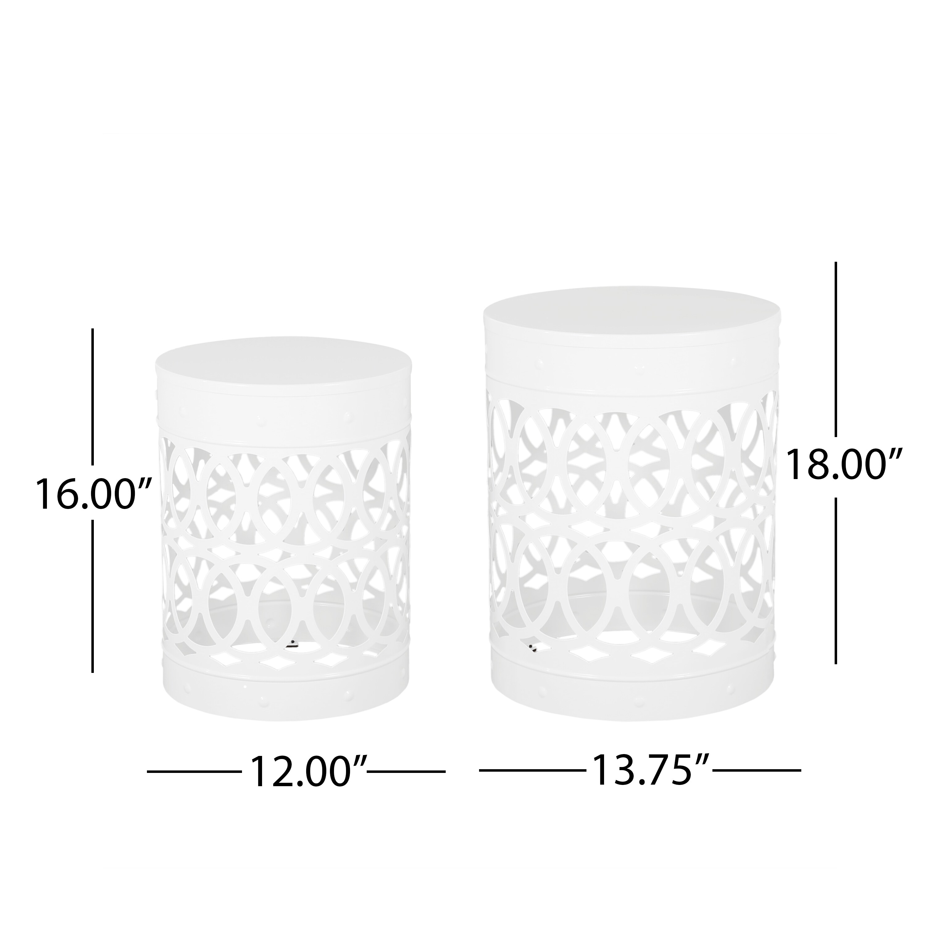 Huluwat P1-06.00WHI Patio-Tables - View #4