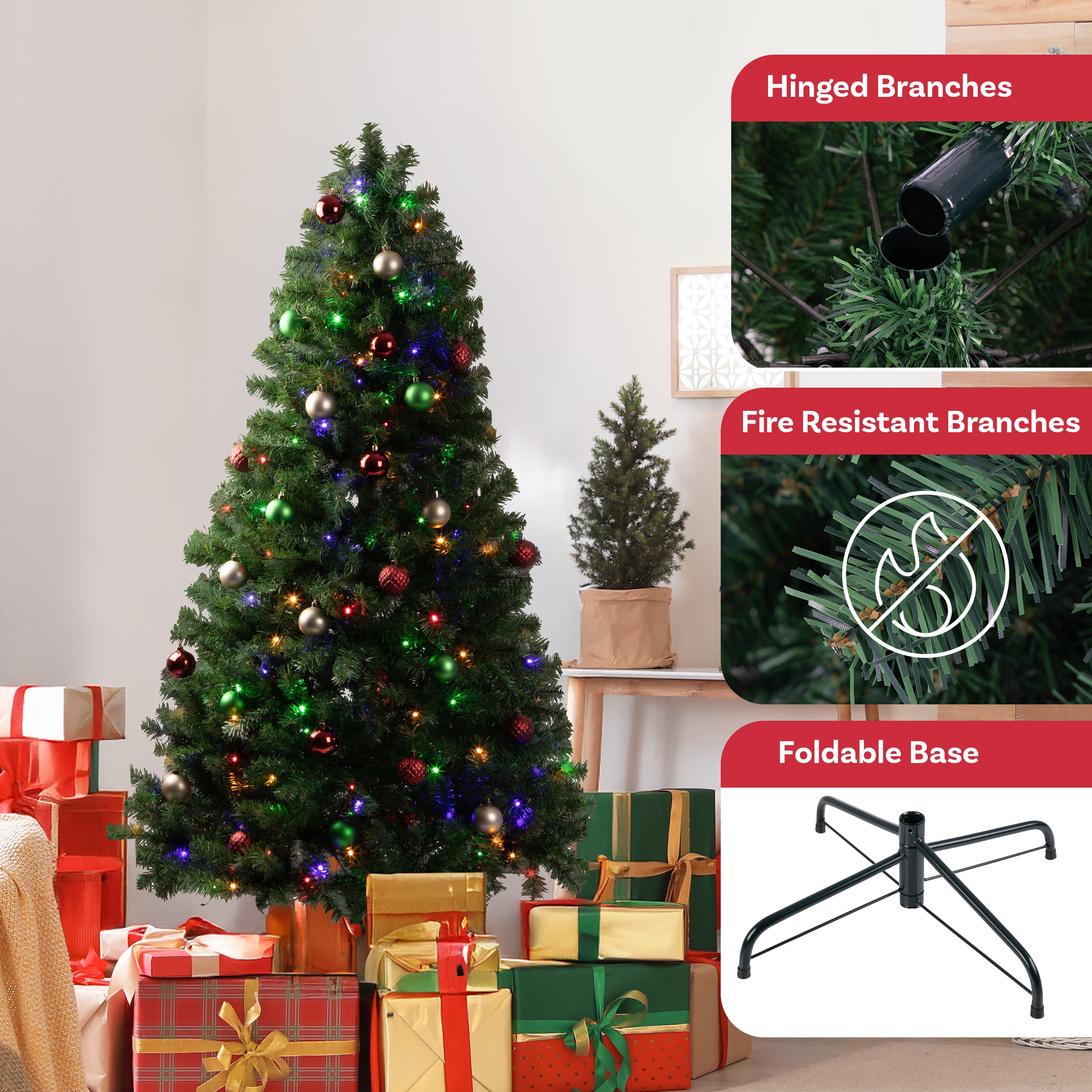 Elf Stor 50-300-6LIT Artificial-Christmas-Trees - View #3