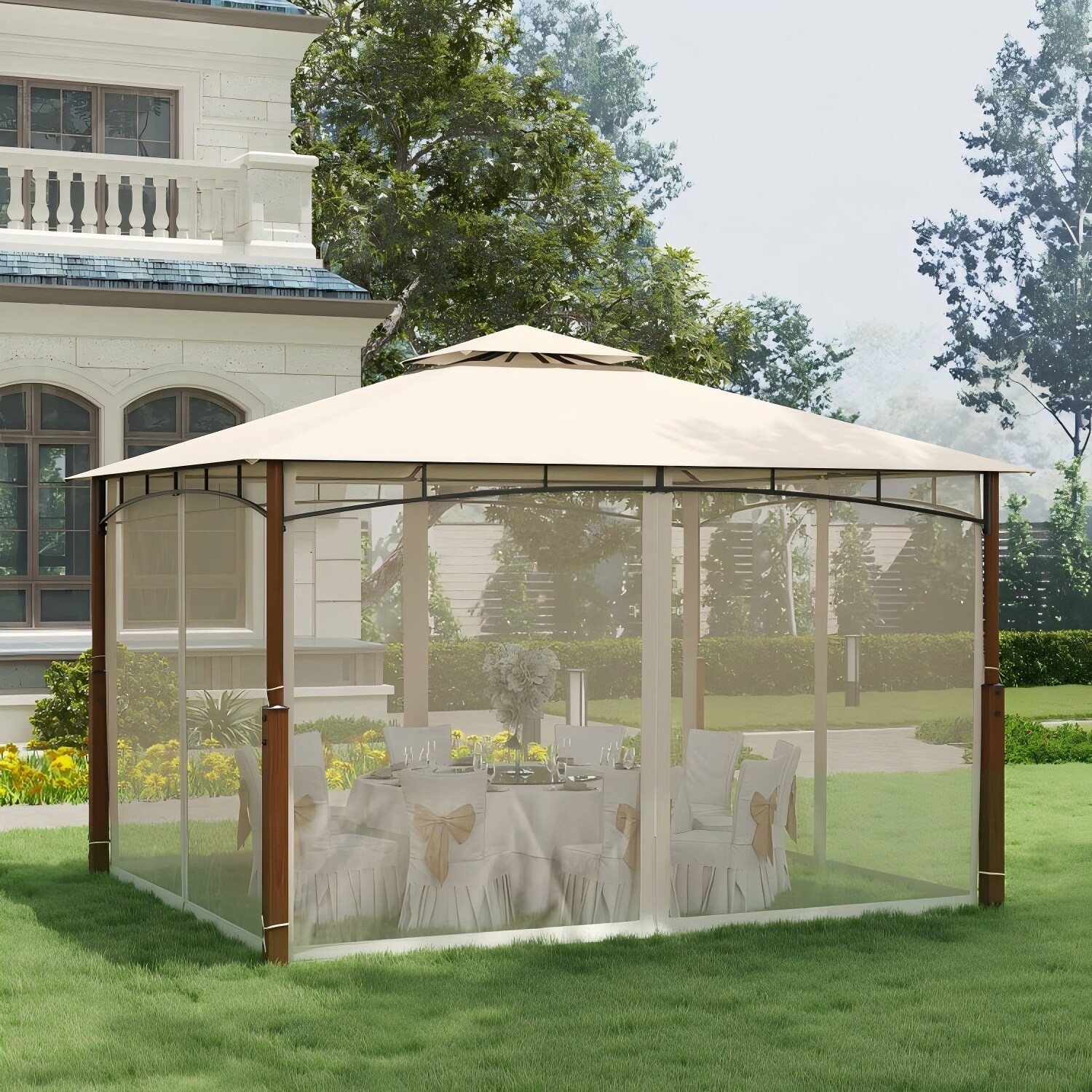 CALVON PTA61BE Wood-Resin-Gazebos - View #5