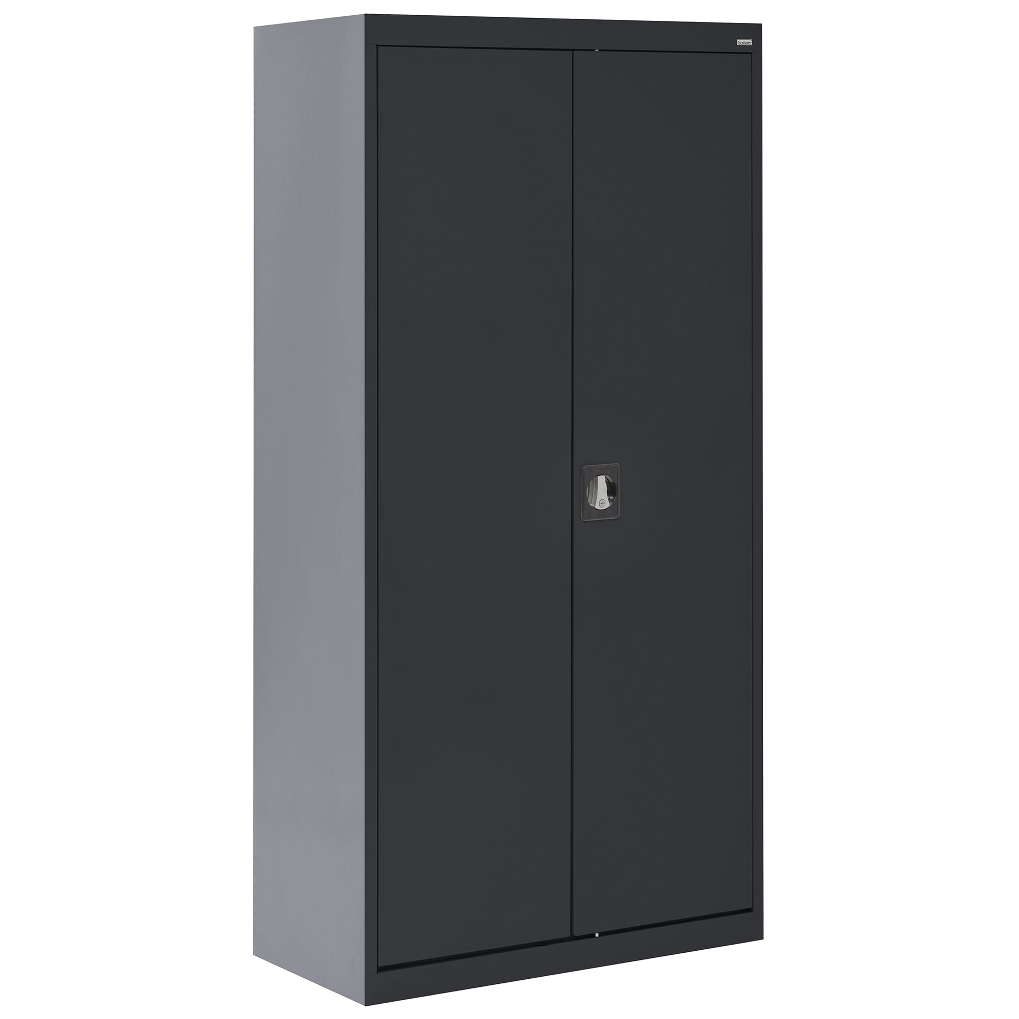 36-in W x 72-in H x 18-in D Freestanding Steel Garage Cabinet in Black | - Sandusky EACR361872-09