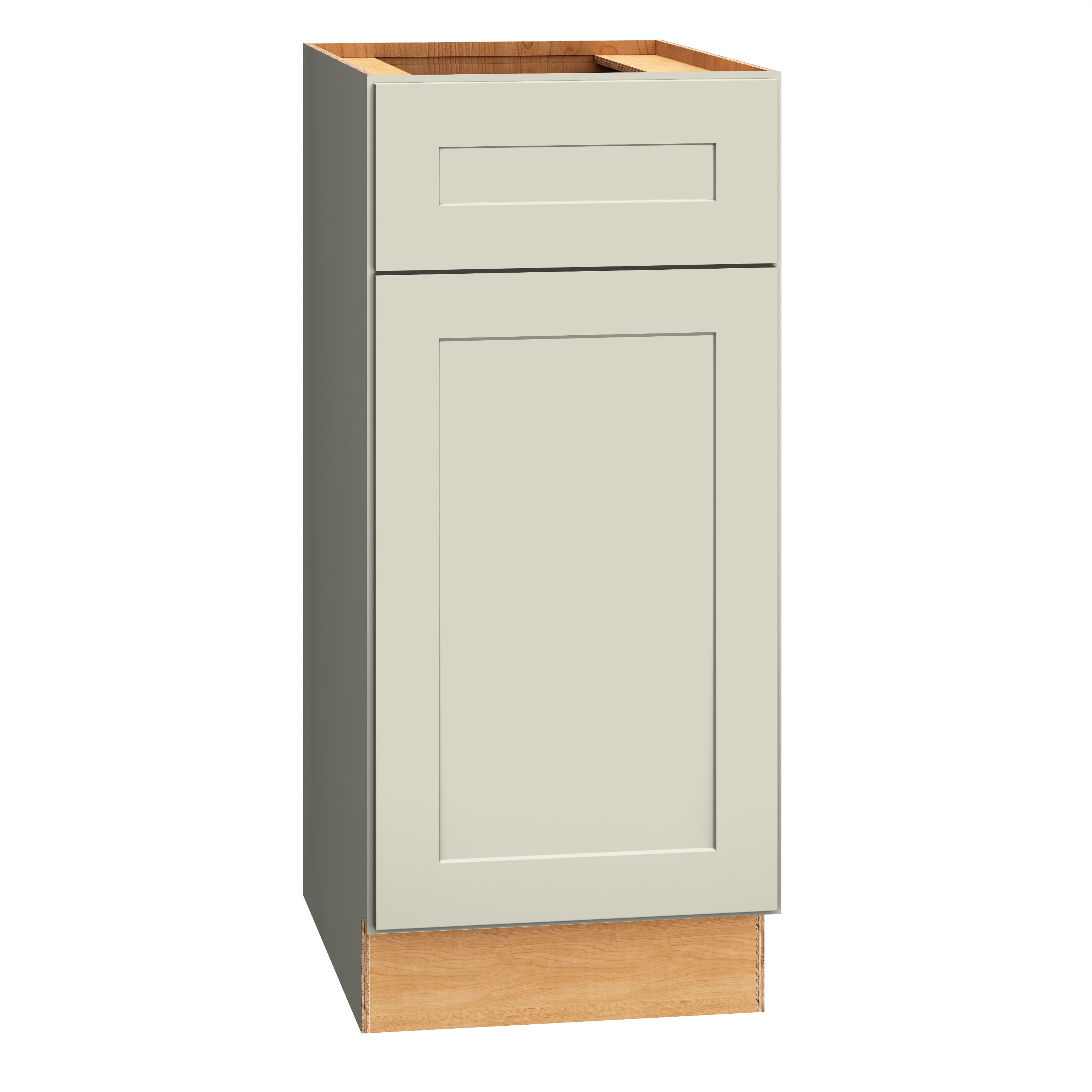 Diamond Express 61D-VB153421R Jamestown 15-in Icy Avalanche Bathroom Vanity Base Cabinet without Top